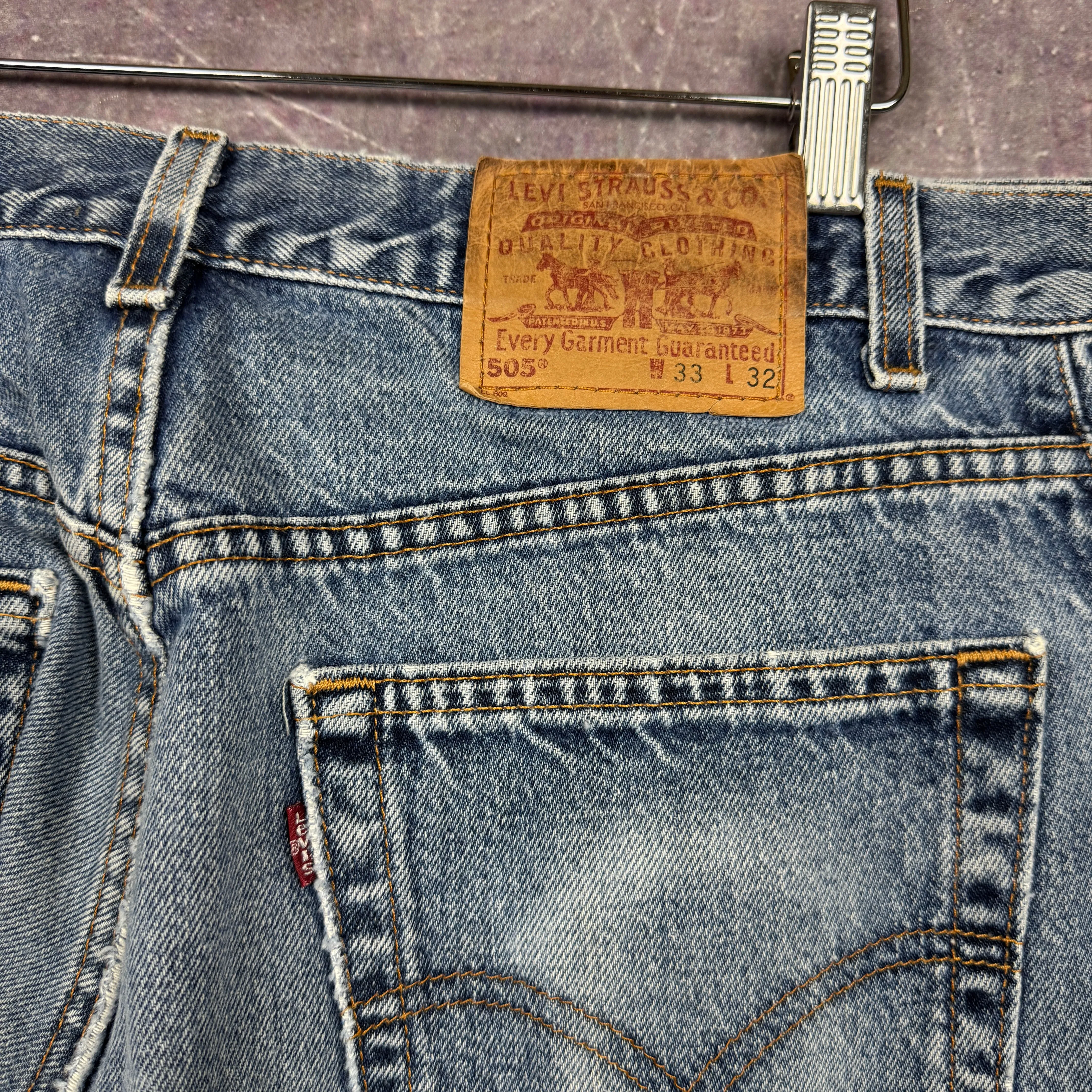 00s Medium Wash Levi's 505 Denim Jeans 31x31.5 0632