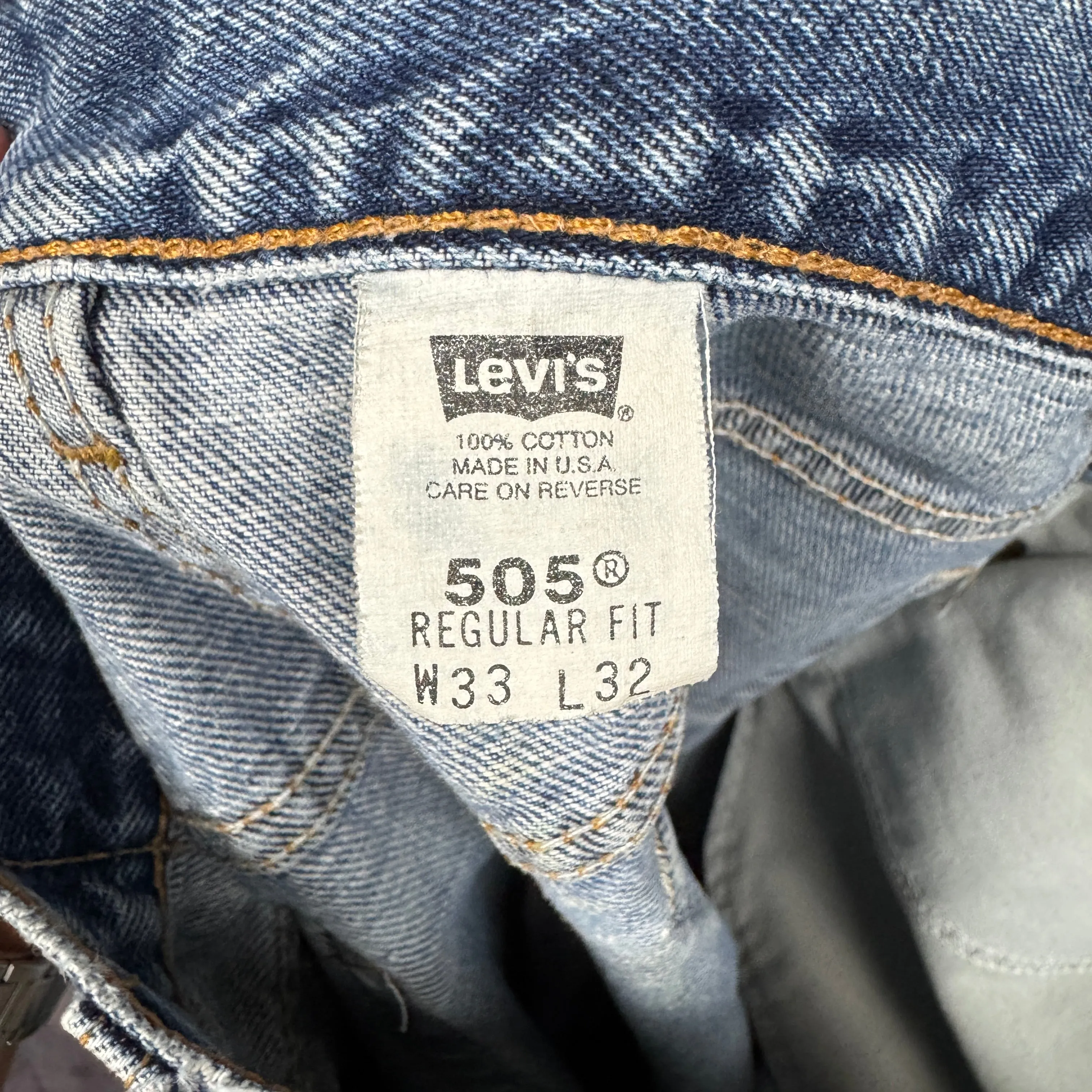 00s Medium Wash Levi's 505 Denim Jeans 31x31.5 0632