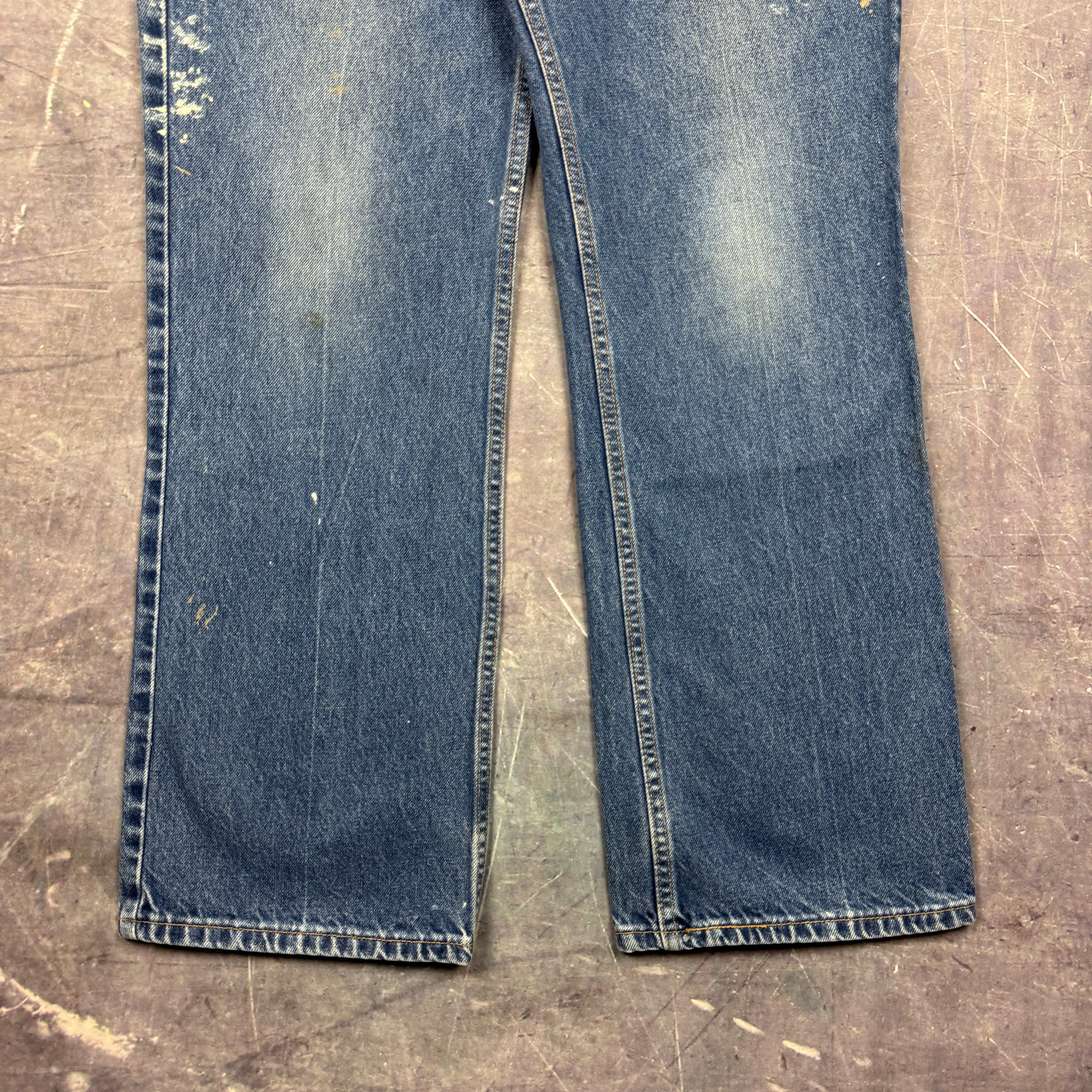 90s Dark Wash Painter Levi's 517 Denim Jeans 37x29 0646