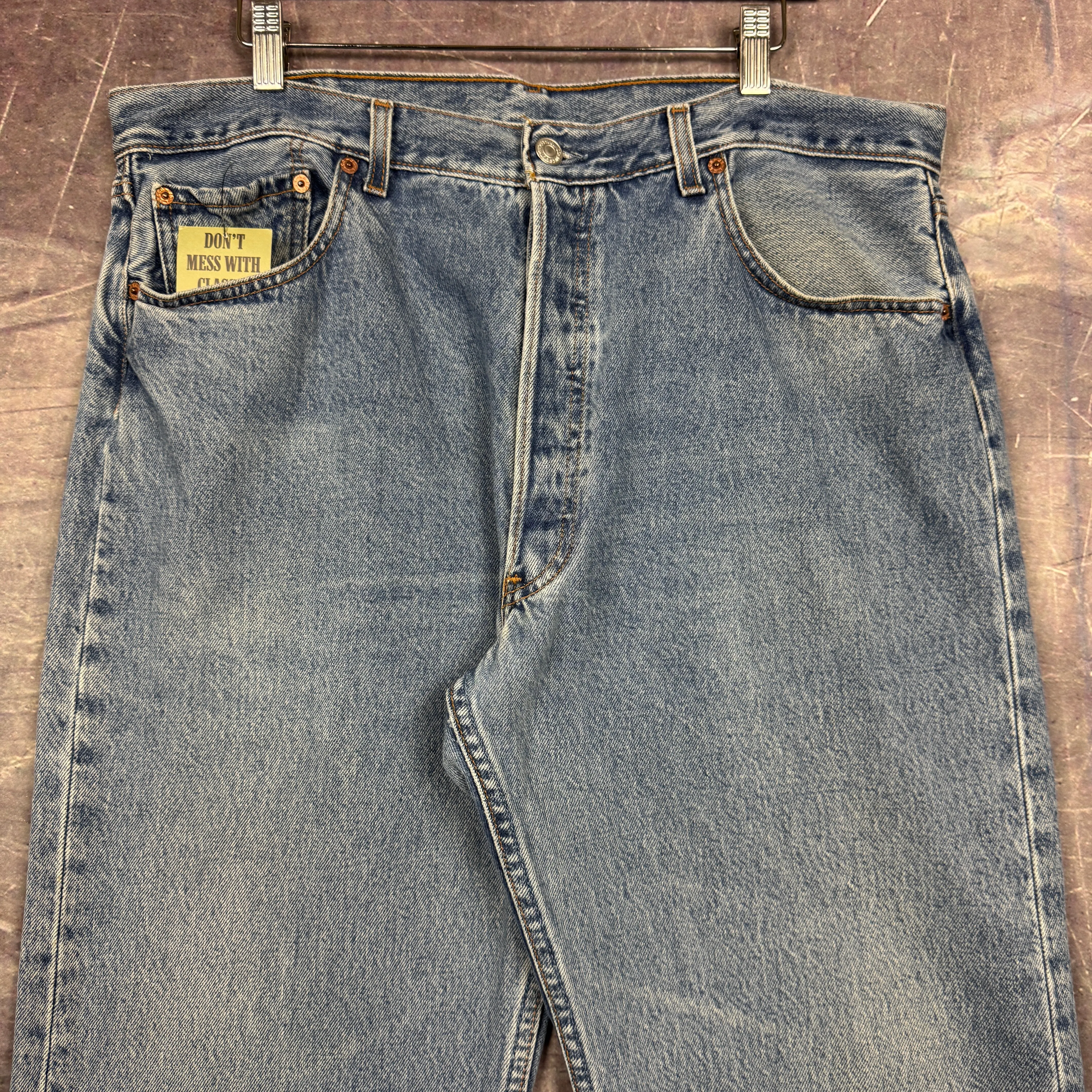 90s Light Wash Levi's 501 Denim Jeans 35x33 0705
