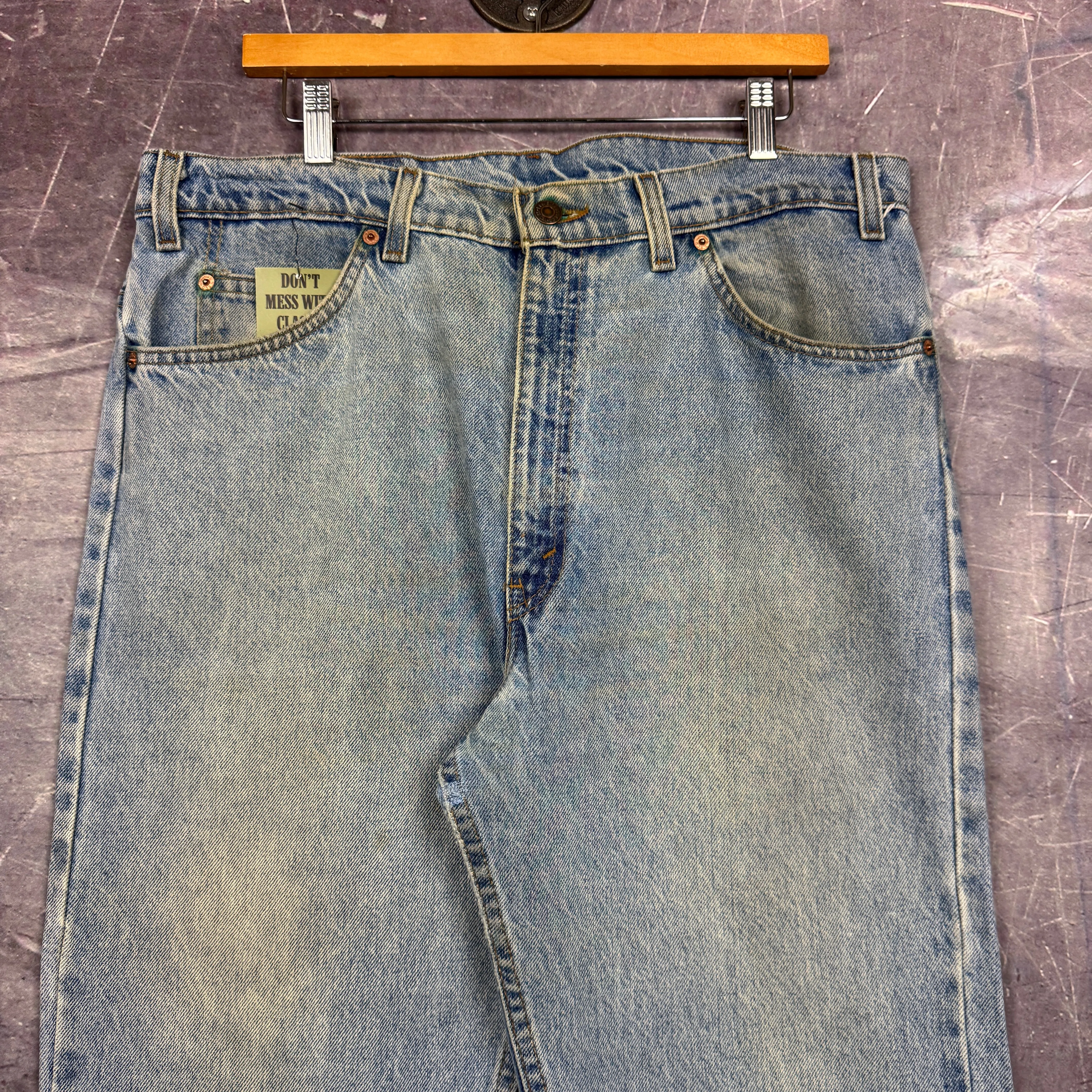 90s Light Wash Levi's 505 Orange Denim Jeans 36x31 0737