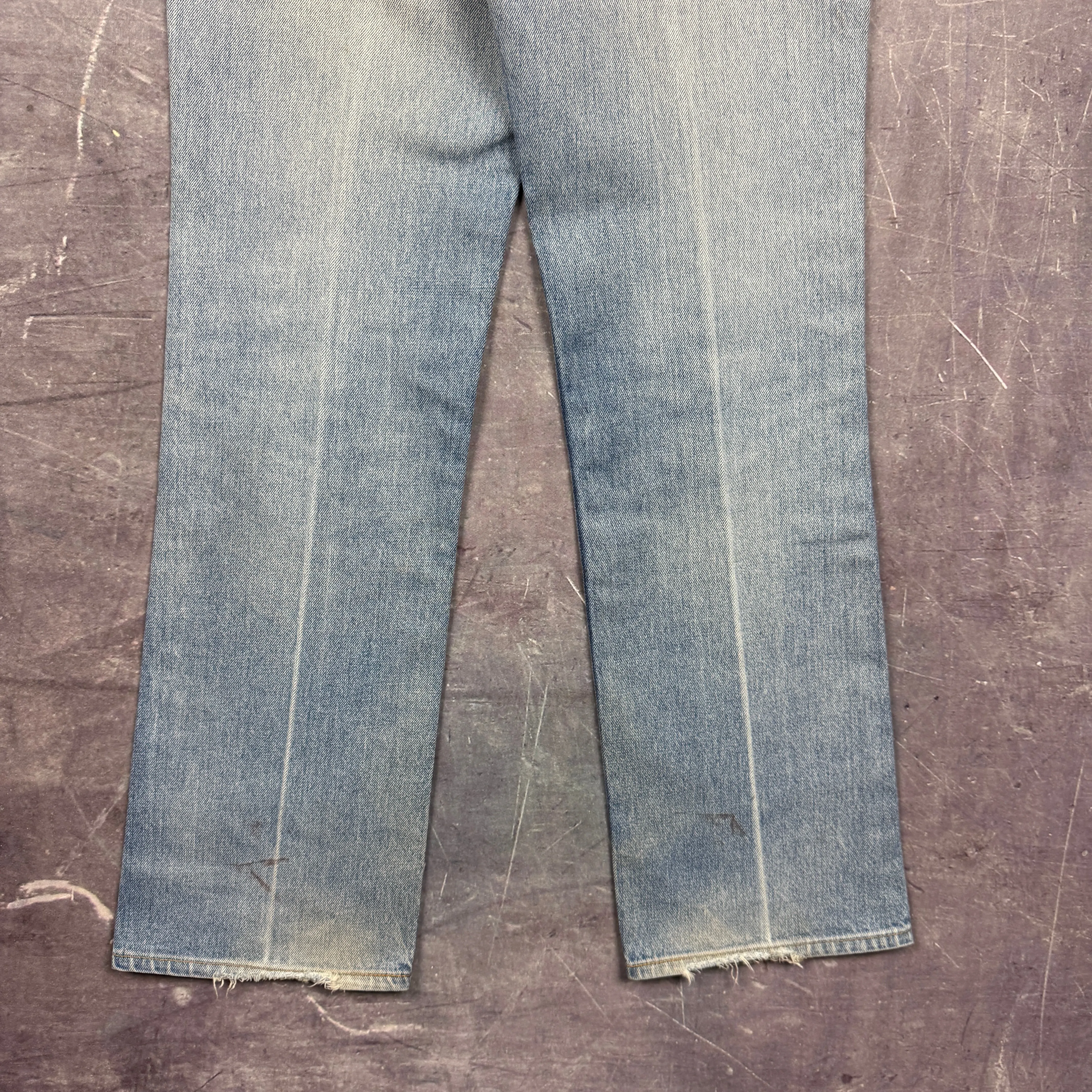 90s Light Wash Levi's 517 Orange Tab Denim Jeans 35x33.5 2063