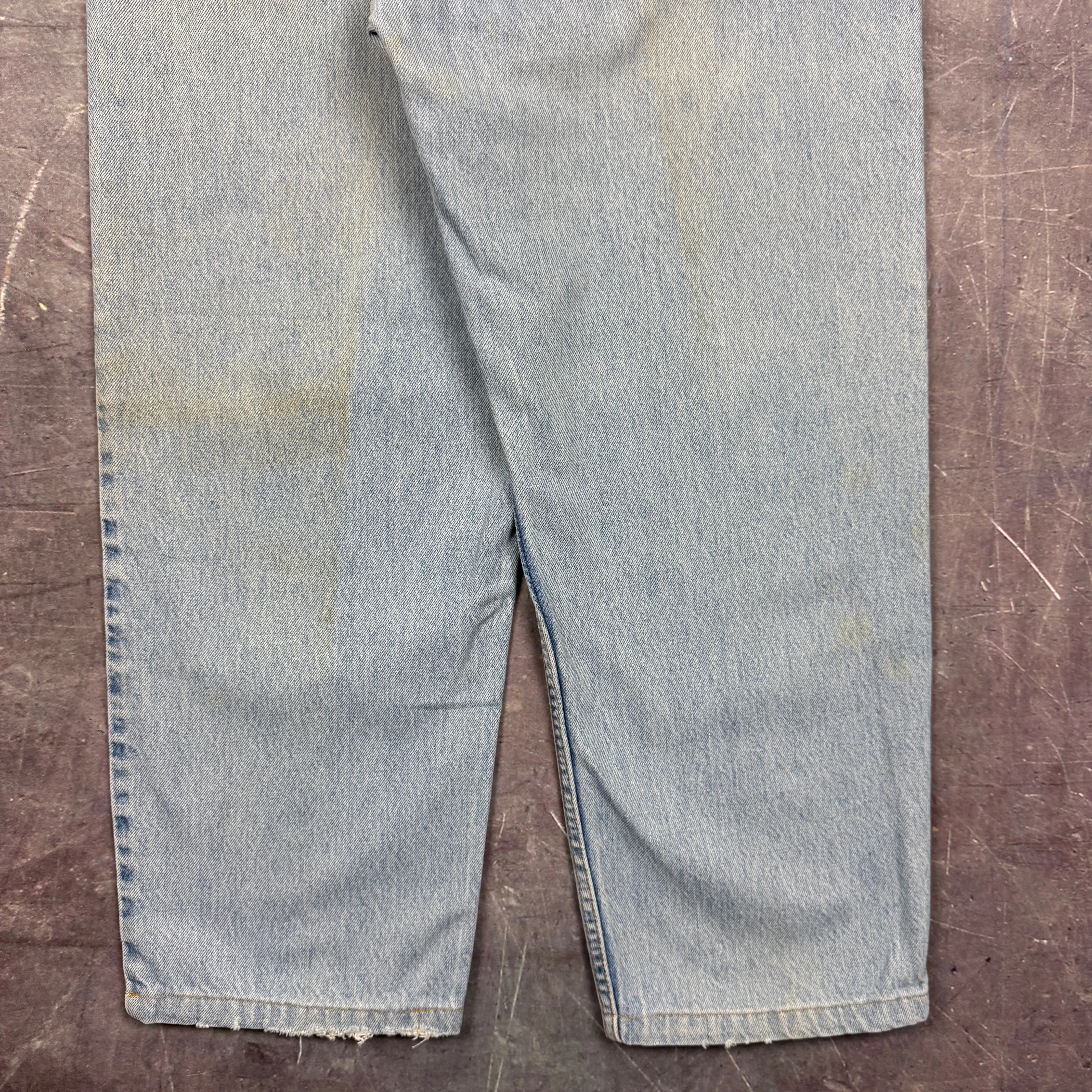 90s Light Wash Levi's 550 Denim Jeans 35x26.5 2060