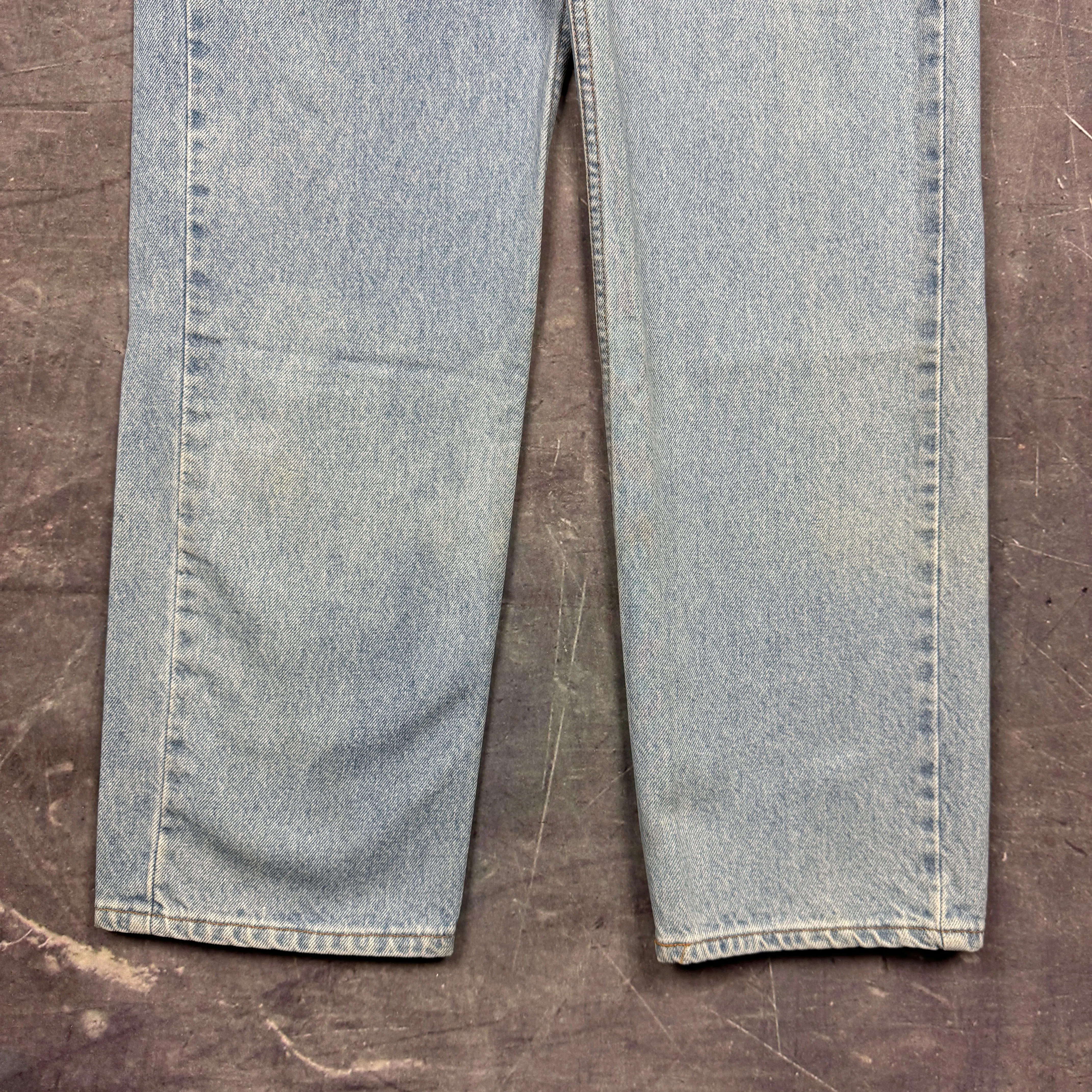 90s Light Wash Orange Tab Levi's 505 Denim Jeans 35x31 0742