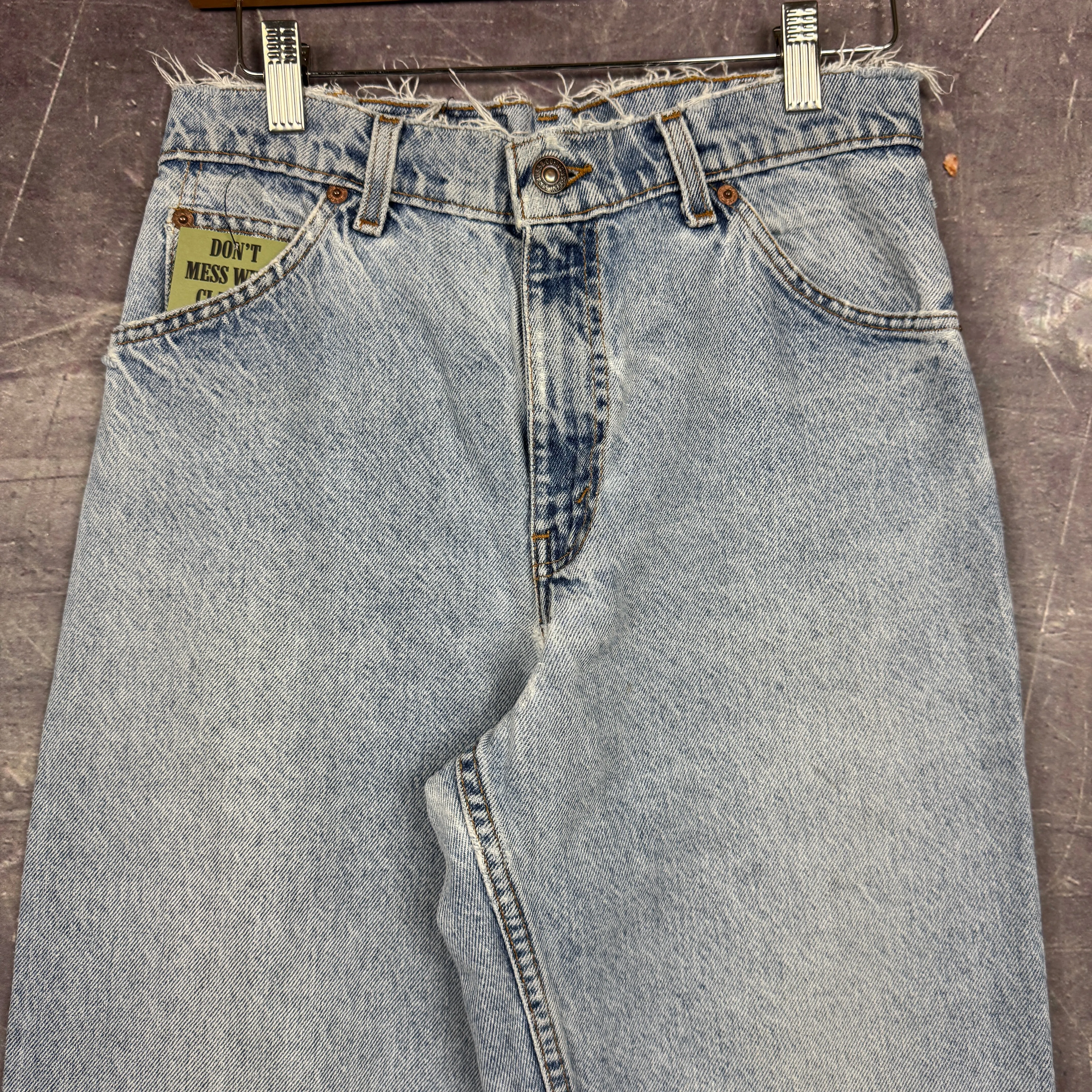 90s Light Wash Orange Tab Levi's 550 Denim Jeans 28x25.5 0678