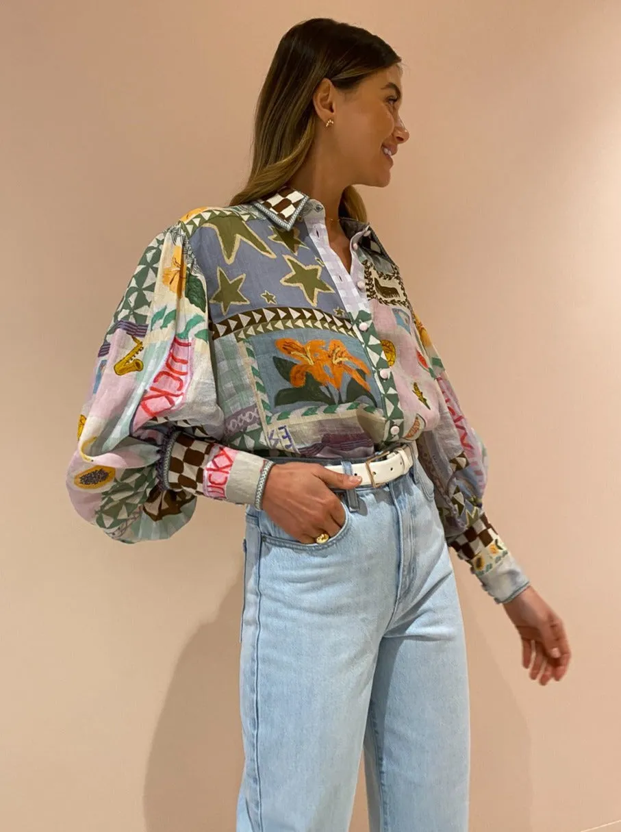 Alemais Emma Gale Shirt in Multi