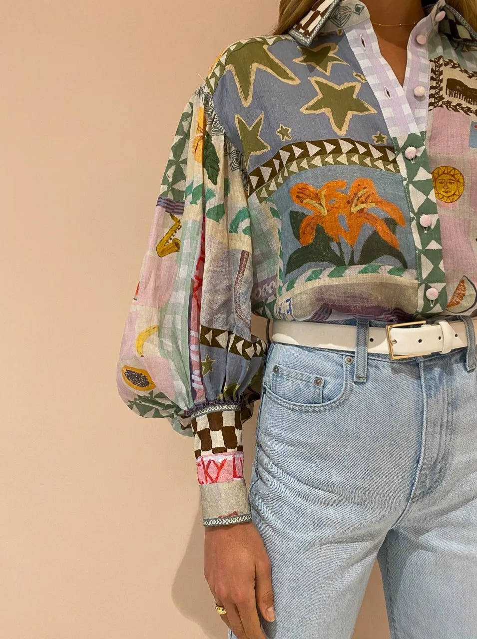 Alemais Emma Gale Shirt in Multi