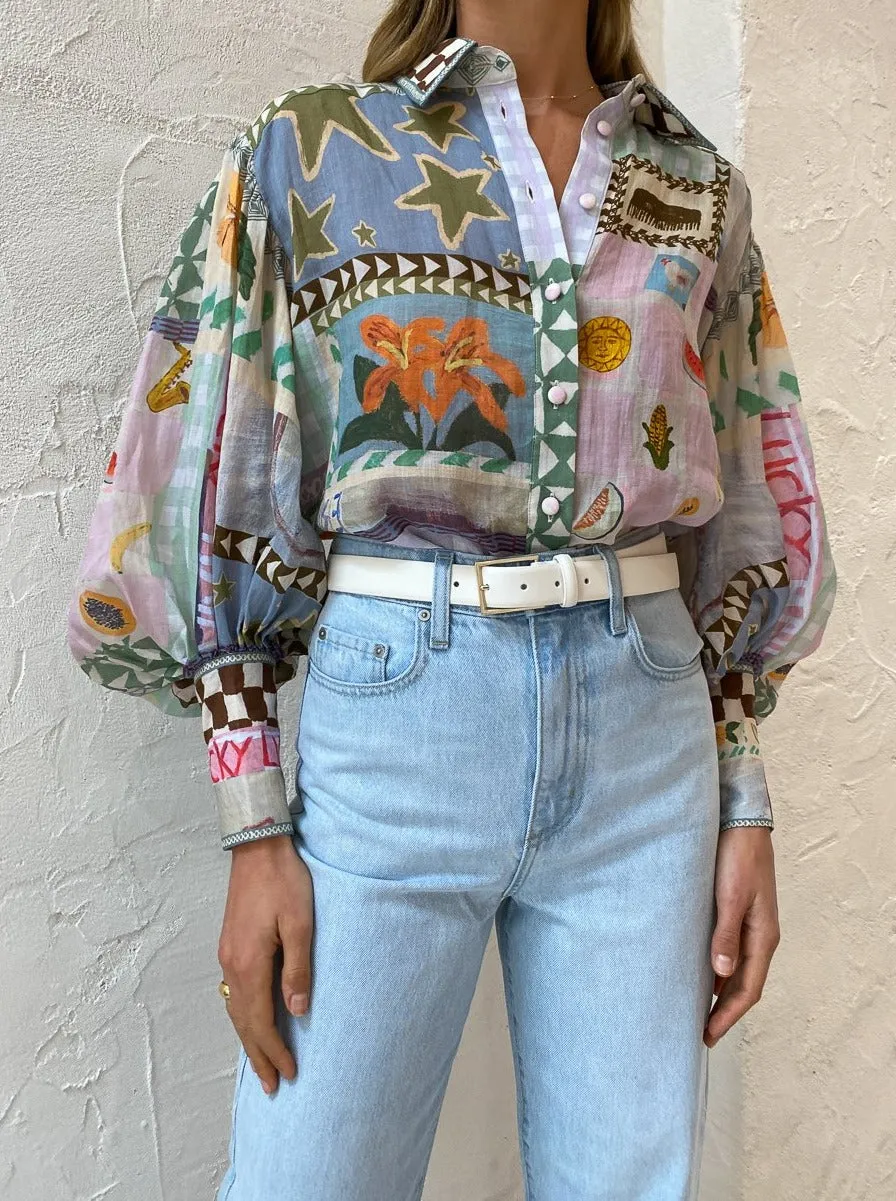 Alemais Emma Gale Shirt in Multi