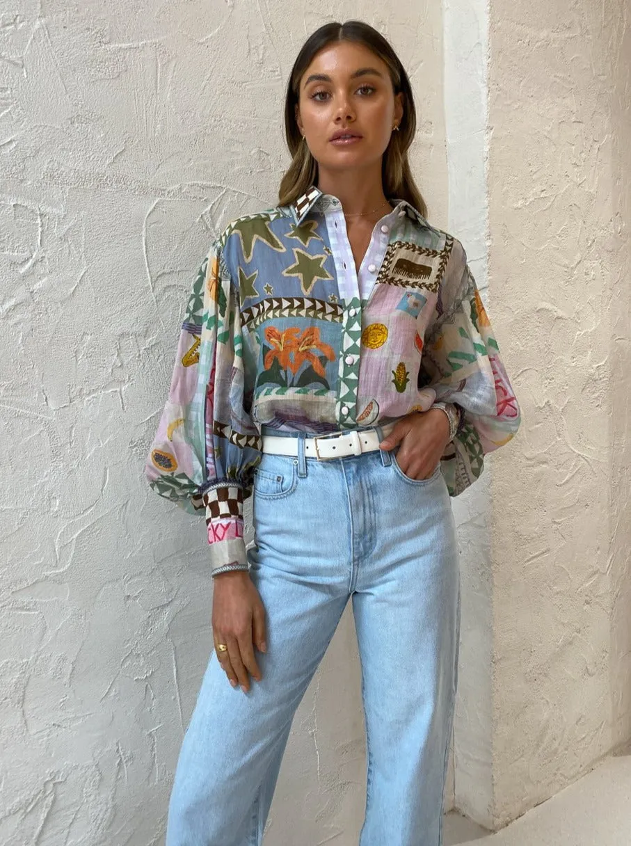 Alemais Emma Gale Shirt in Multi