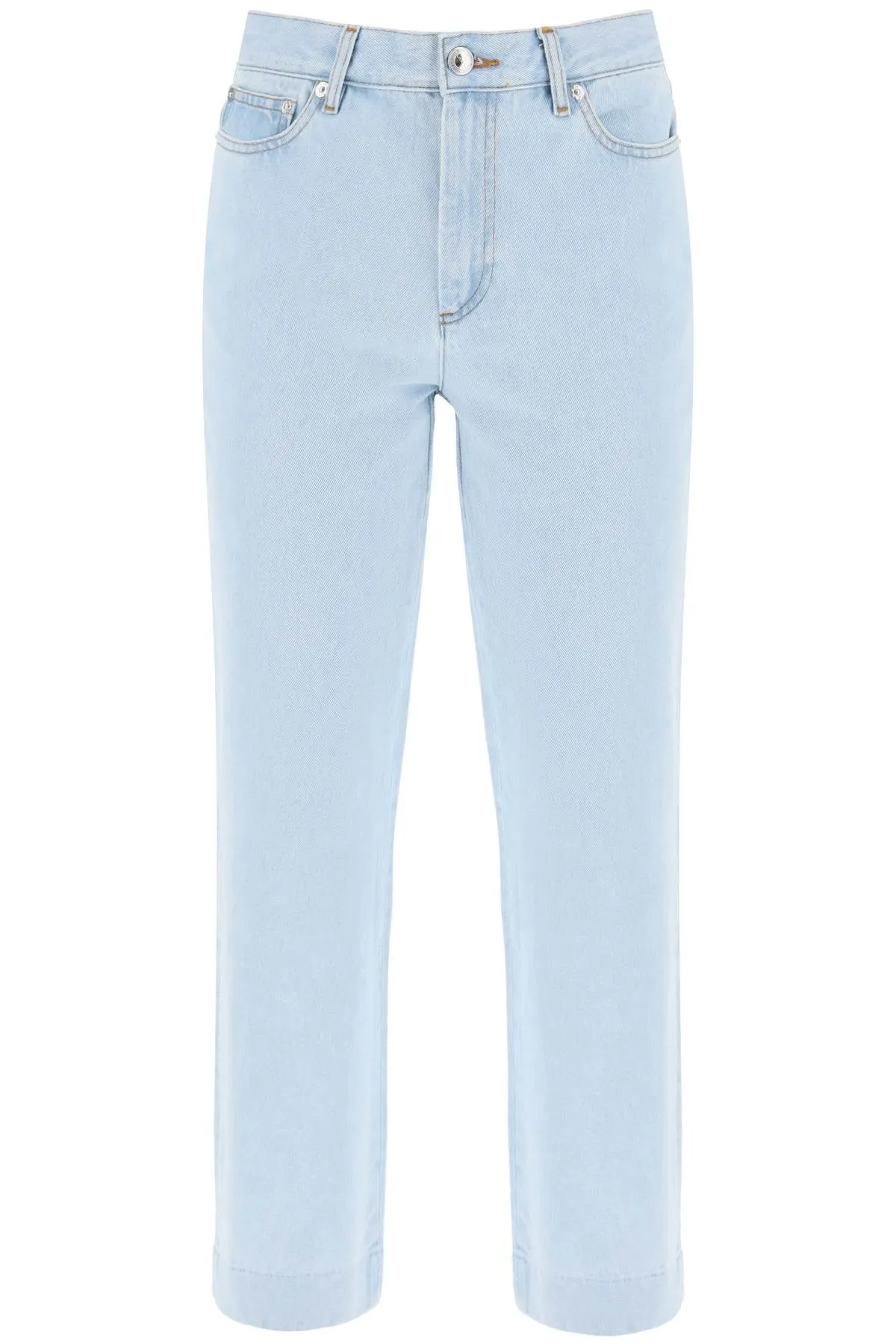 A.p.c. new sailor straight cut cropped jeans COGXK F09131 BLEACHED OUT
