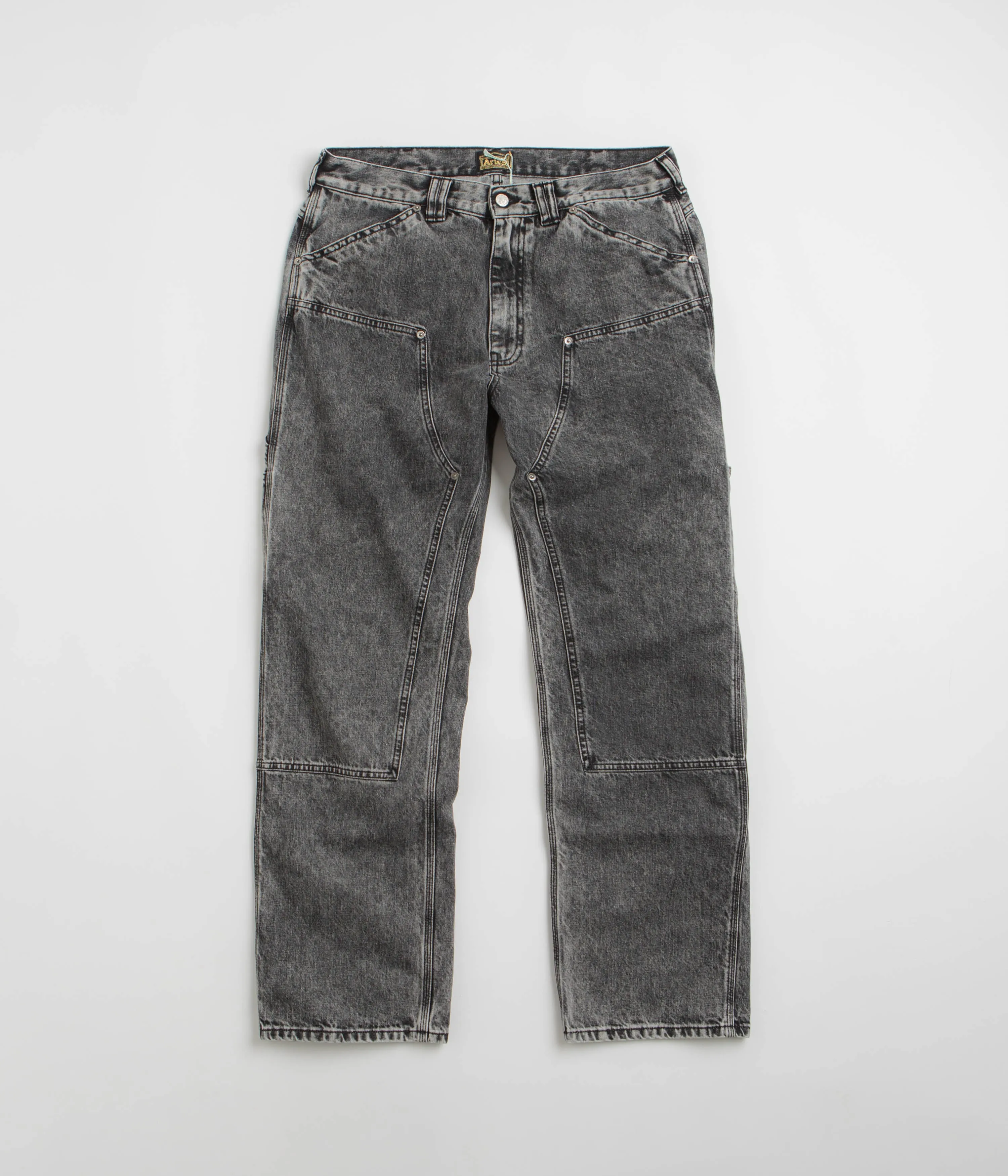 Aries Acid Wash Carpenter Jeans - Black