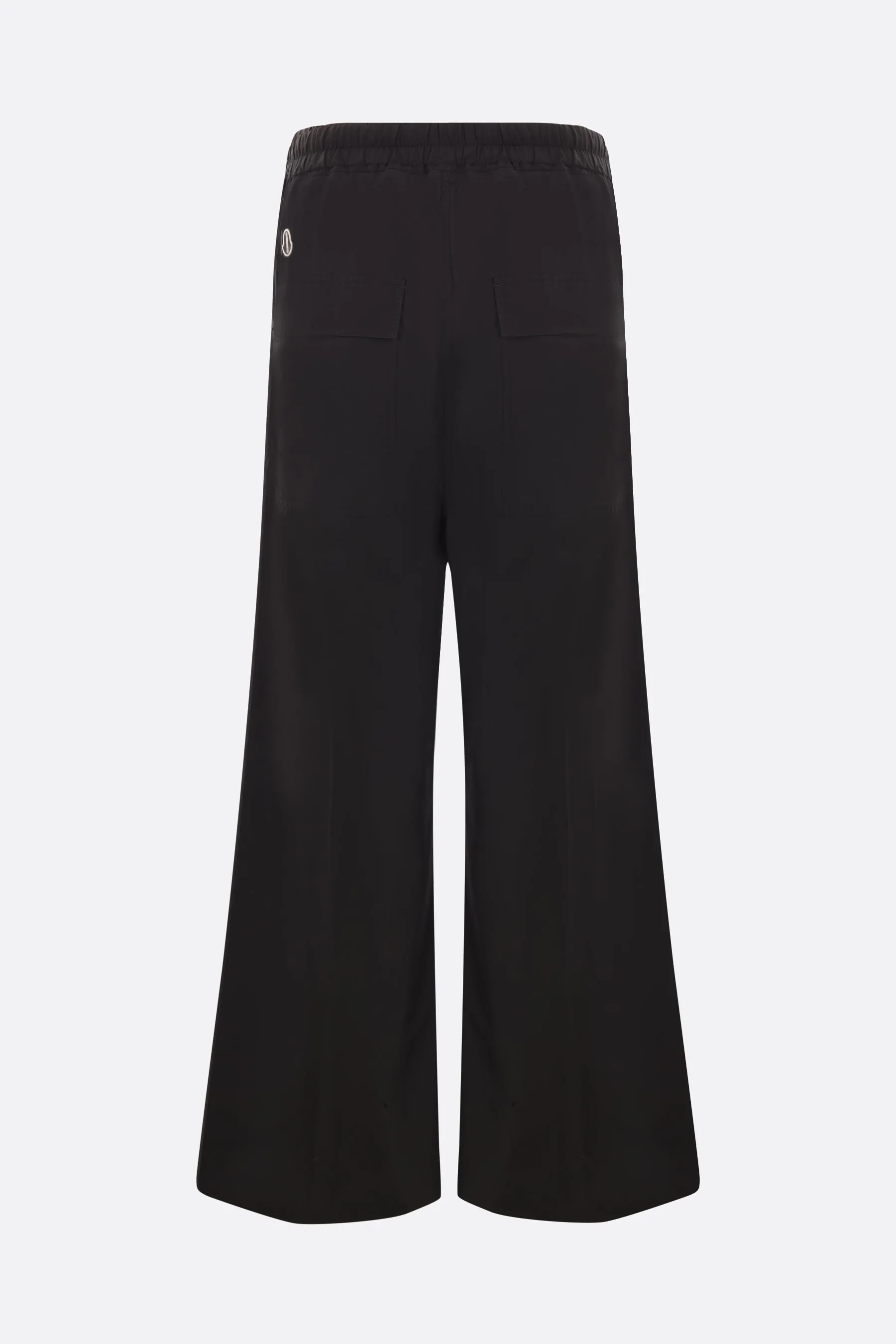 Belas wide-leg technical cotton trousers