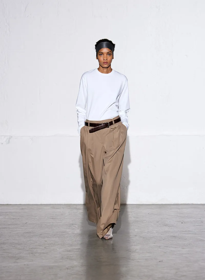 Bio Twill Triple Pleat Pant