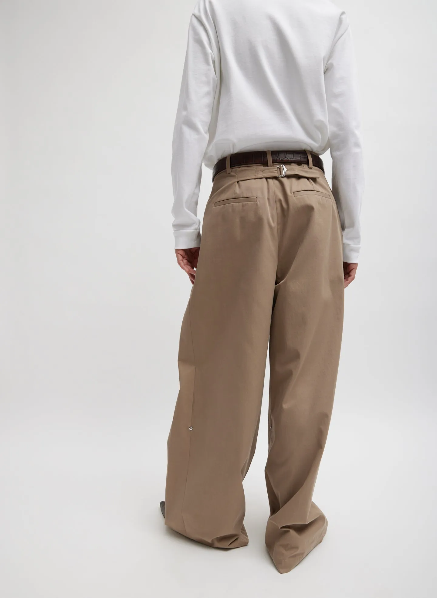 Bio Twill Triple Pleat Pant