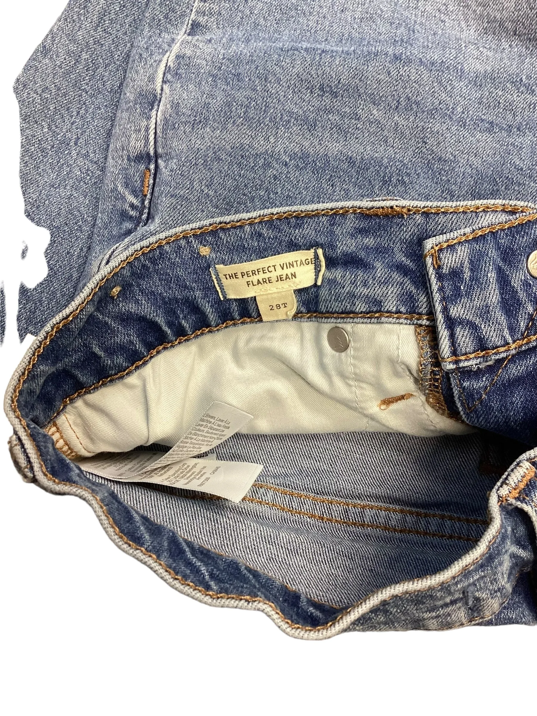 Blue Denim Jeans Flared Madewell, Size 6