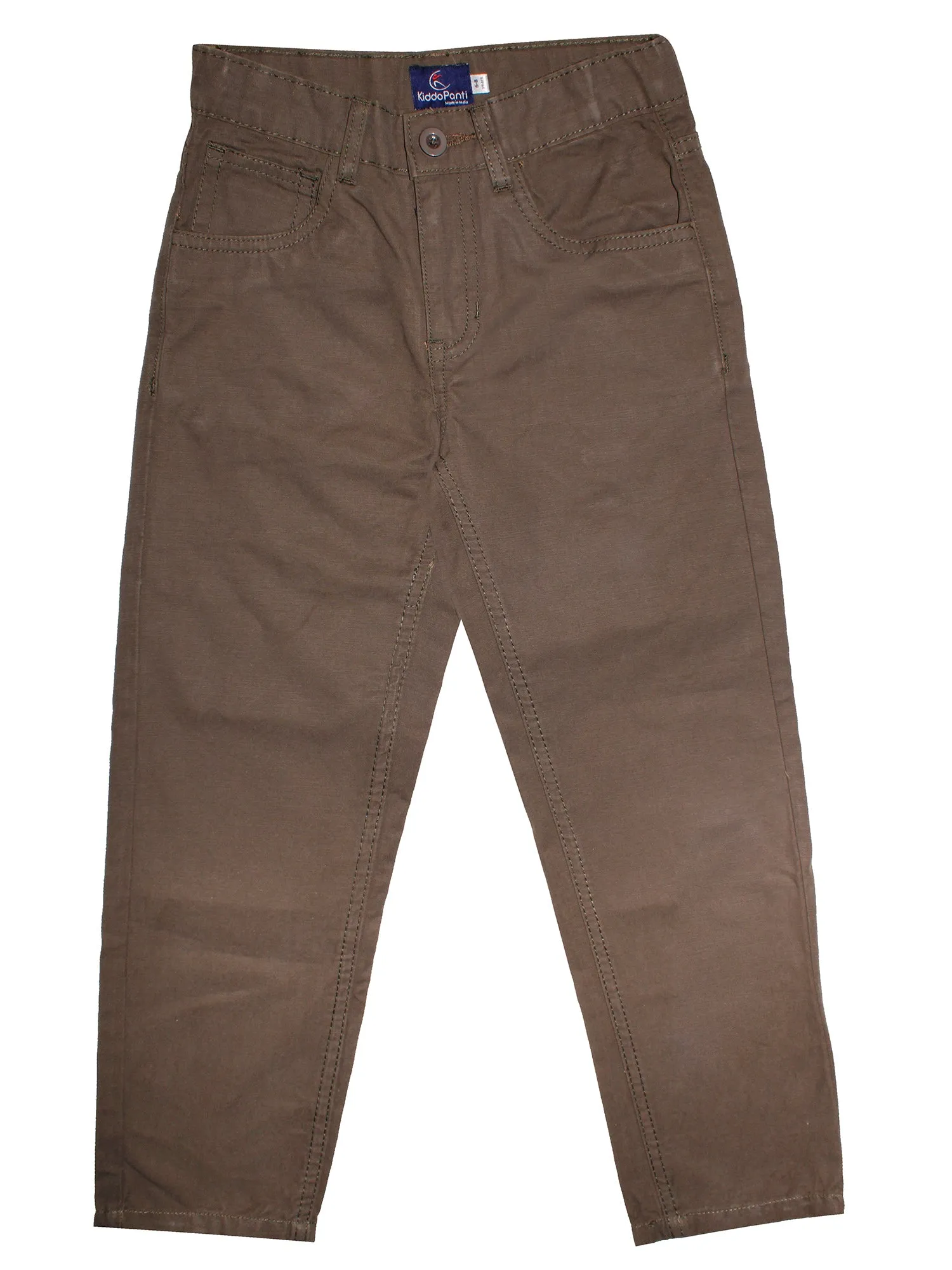 Boys Cotton 5 Pocket Pants