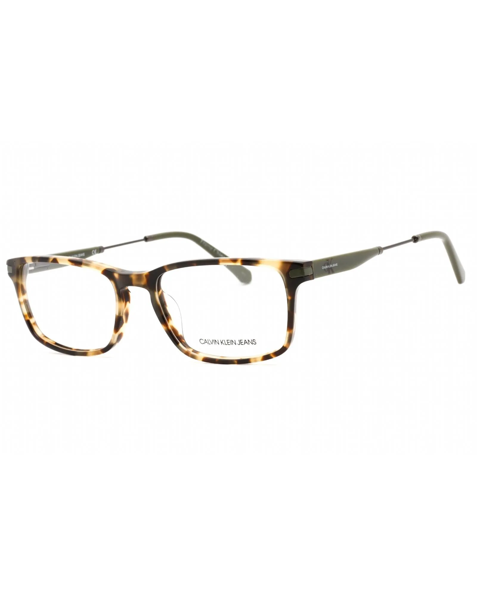 Calvin Klein Jeans  CKJ18707 Eyeglasses KHAKI TORTOISE/Clear demo lens