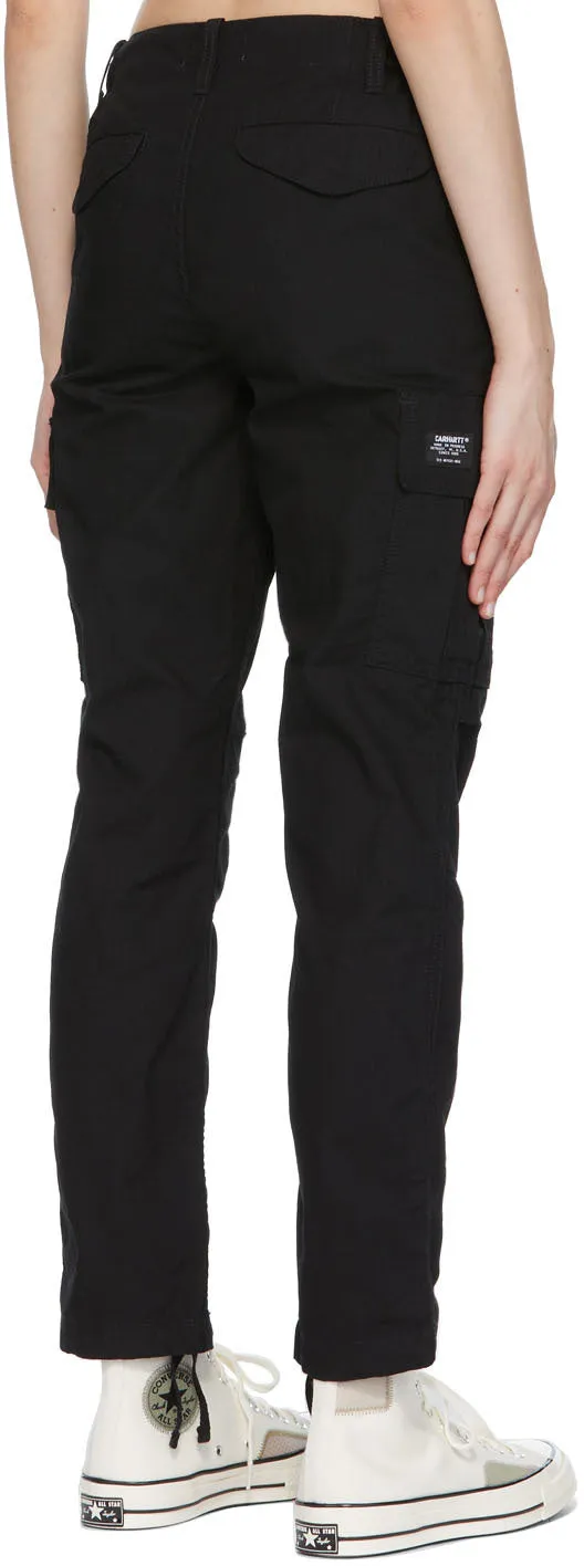 Carhartt Work In Progress Black Cymbal Trousers