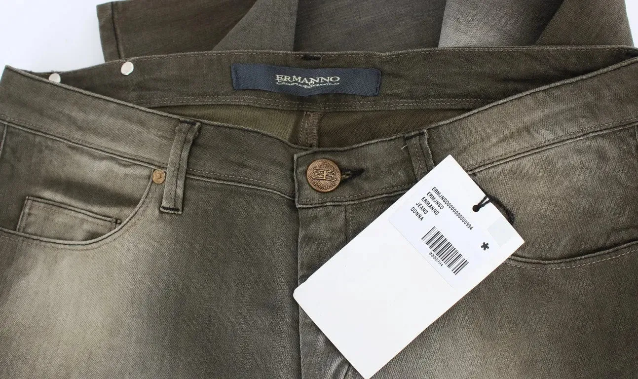 Chic Gray Wash Boyfriend Jeans
