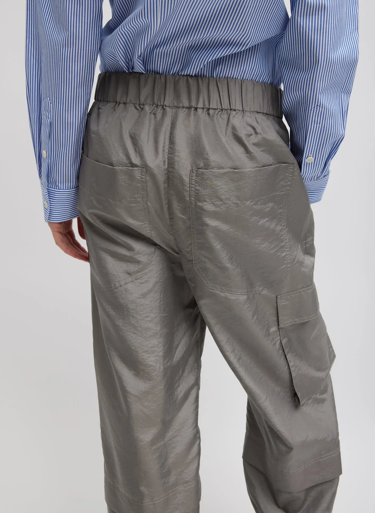 Crispy Nylon Wilt Pull On Jogger