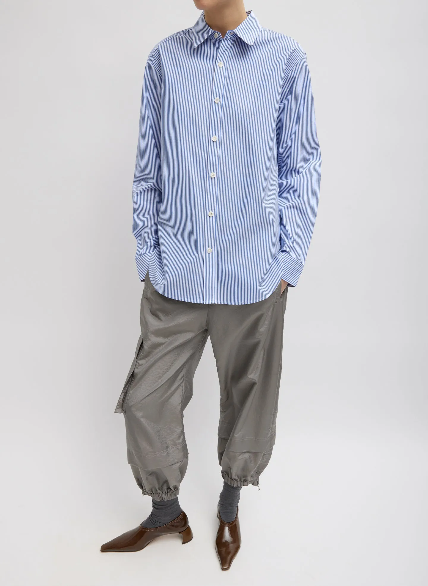 Crispy Nylon Wilt Pull On Jogger