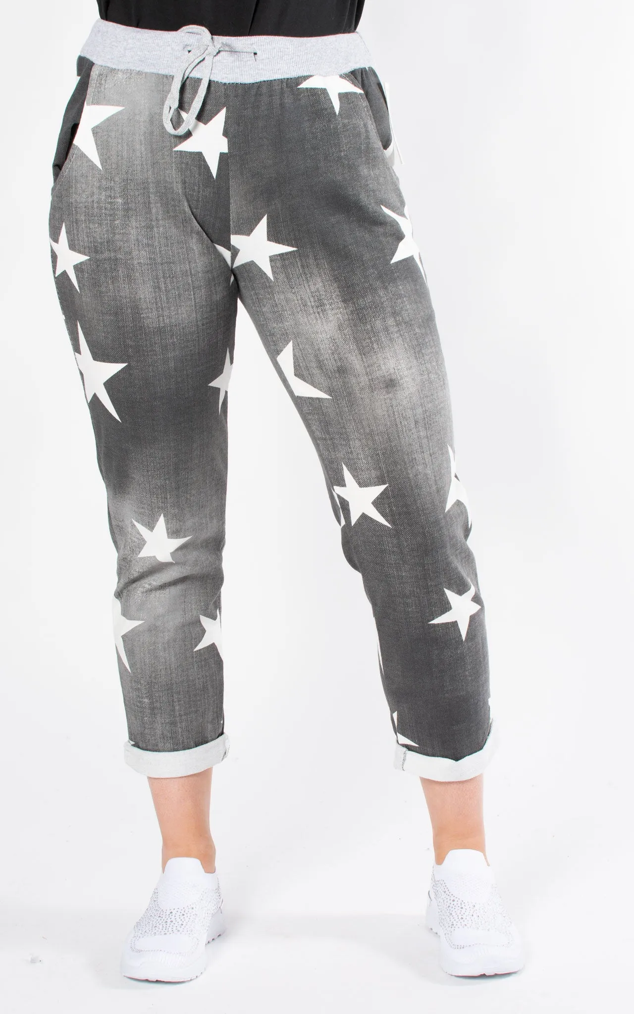 Dark Grey Star Jogger