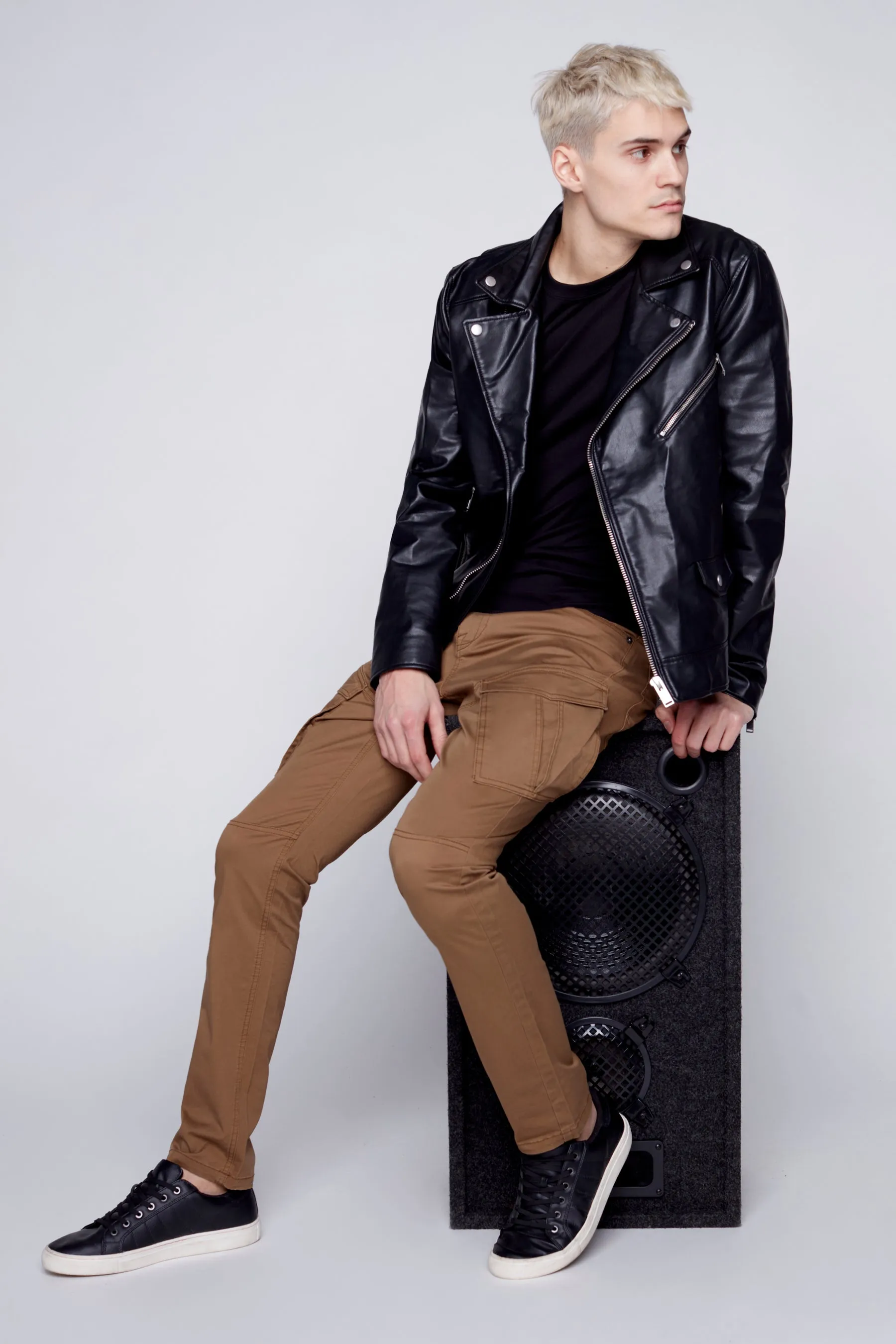 Deluxe 5 Pocket Slim Fit Pants - Tobacco