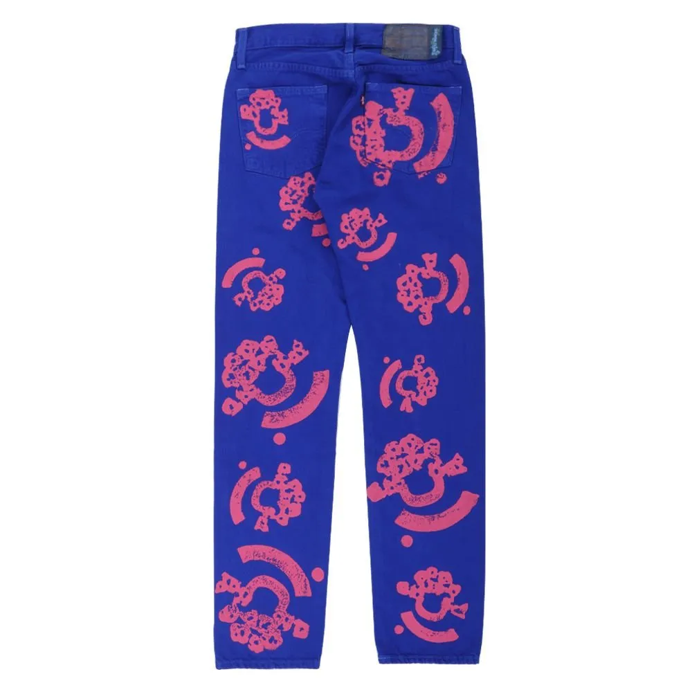 Denim Tears Bstroy 501 Jeans Bright Blue