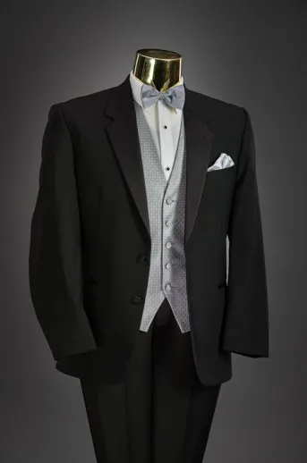 (Diplomat) Tuxedo - Super 120's Pleated Tuxedo Black