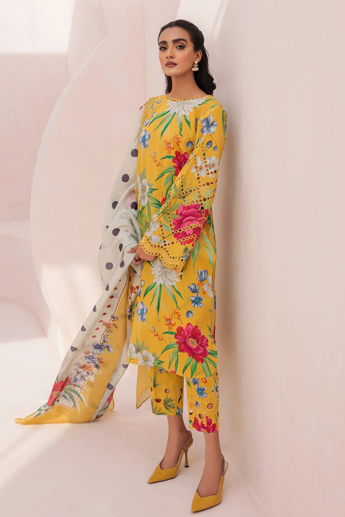 EMBROIDERED LAWN UF-333