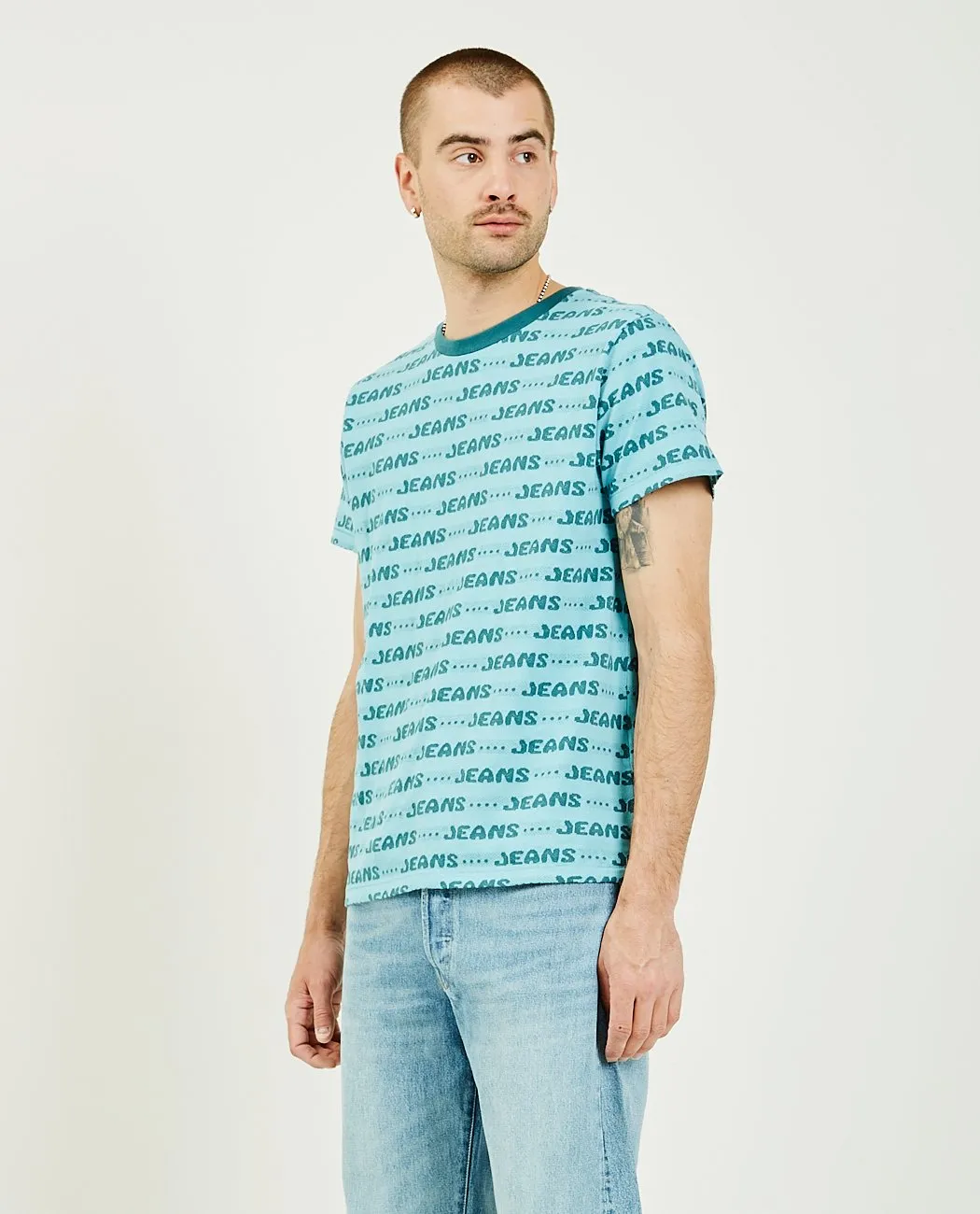 Graphic Jeans Tee