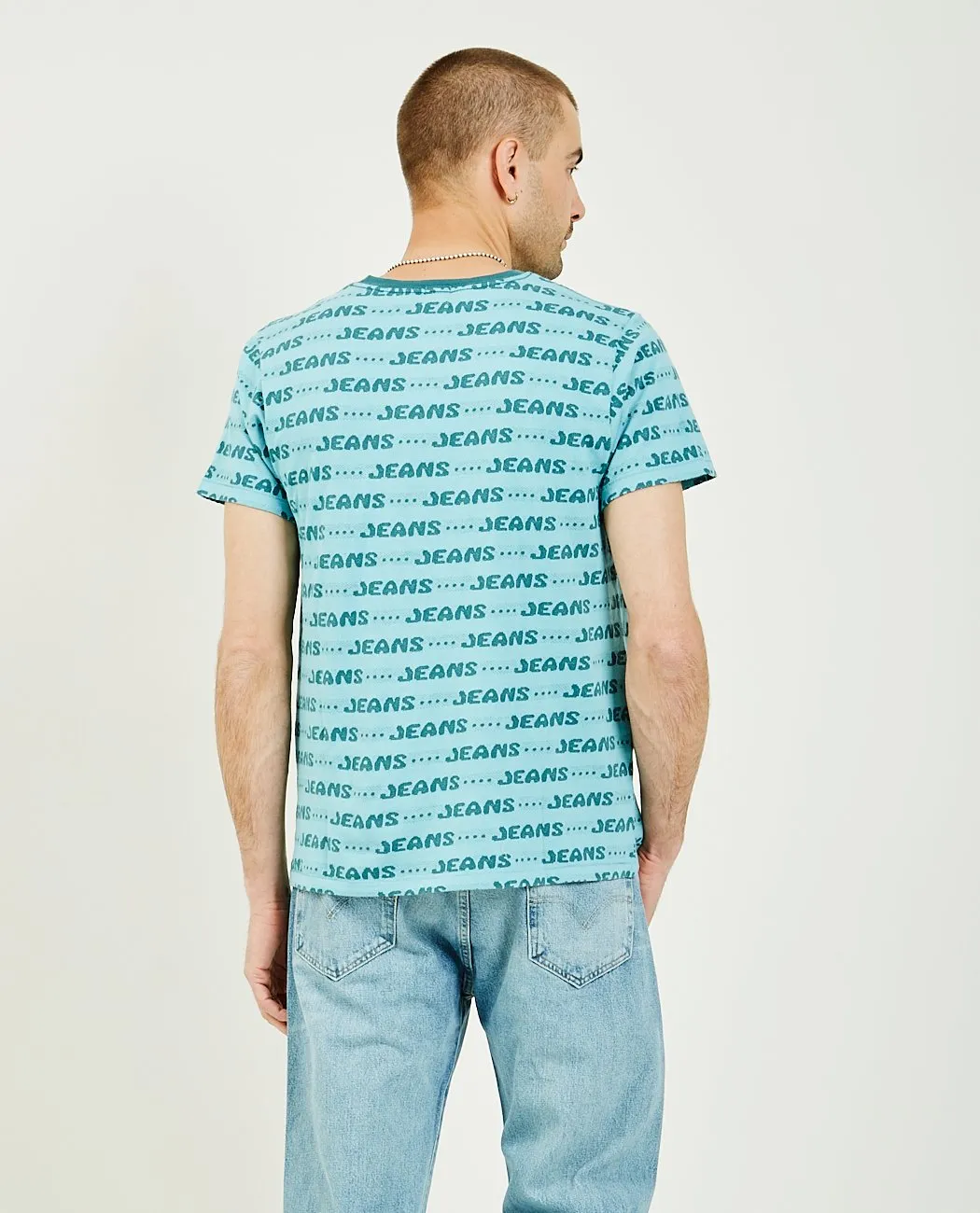 Graphic Jeans Tee