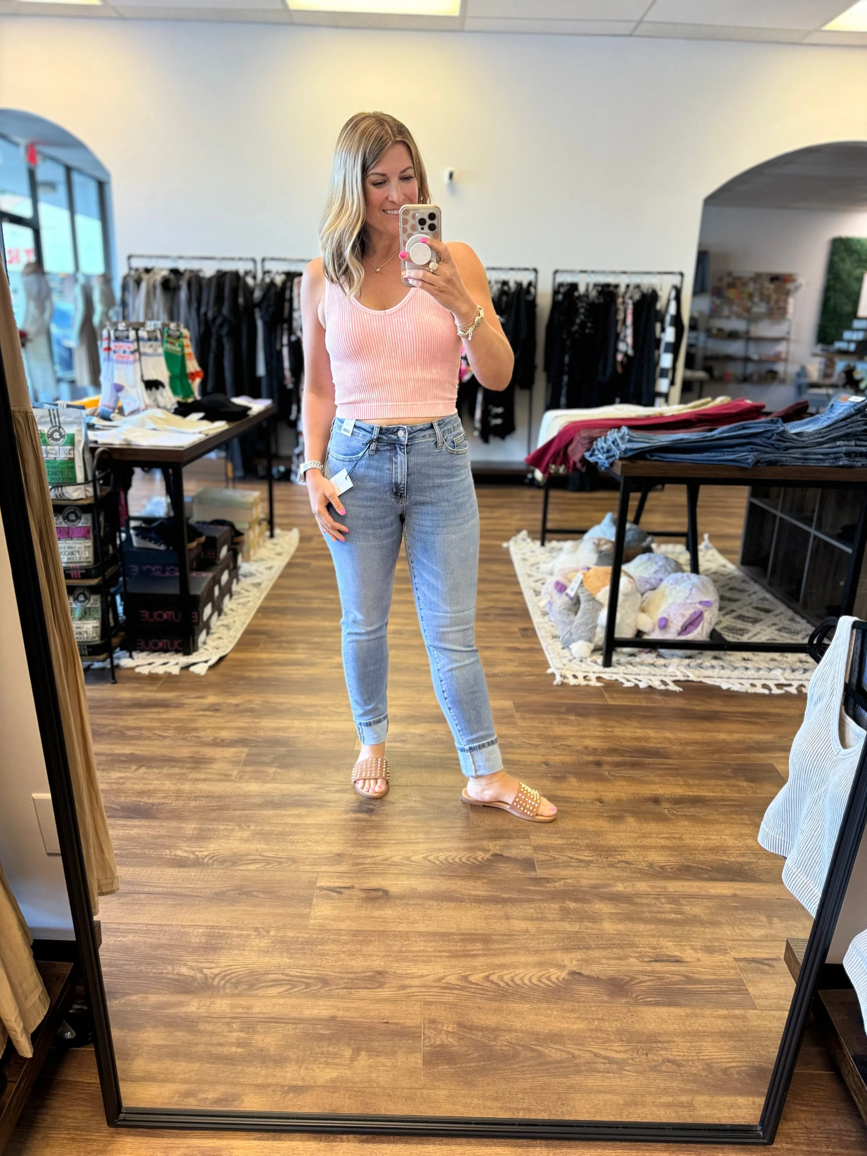 Judy Blue - High Rise Vintage Wash Boyfriend