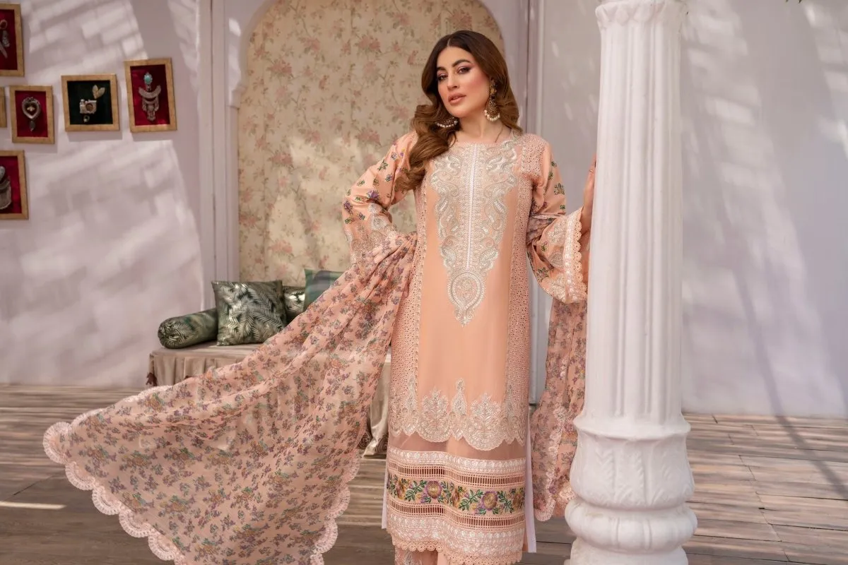 Karma Festive Embroidered Cotton Pakistani Suit KAR100