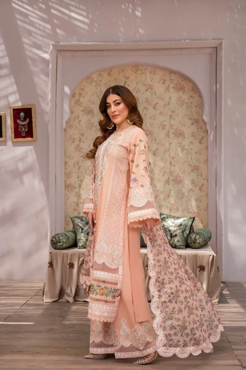 Karma Festive Embroidered Cotton Pakistani Suit KAR100