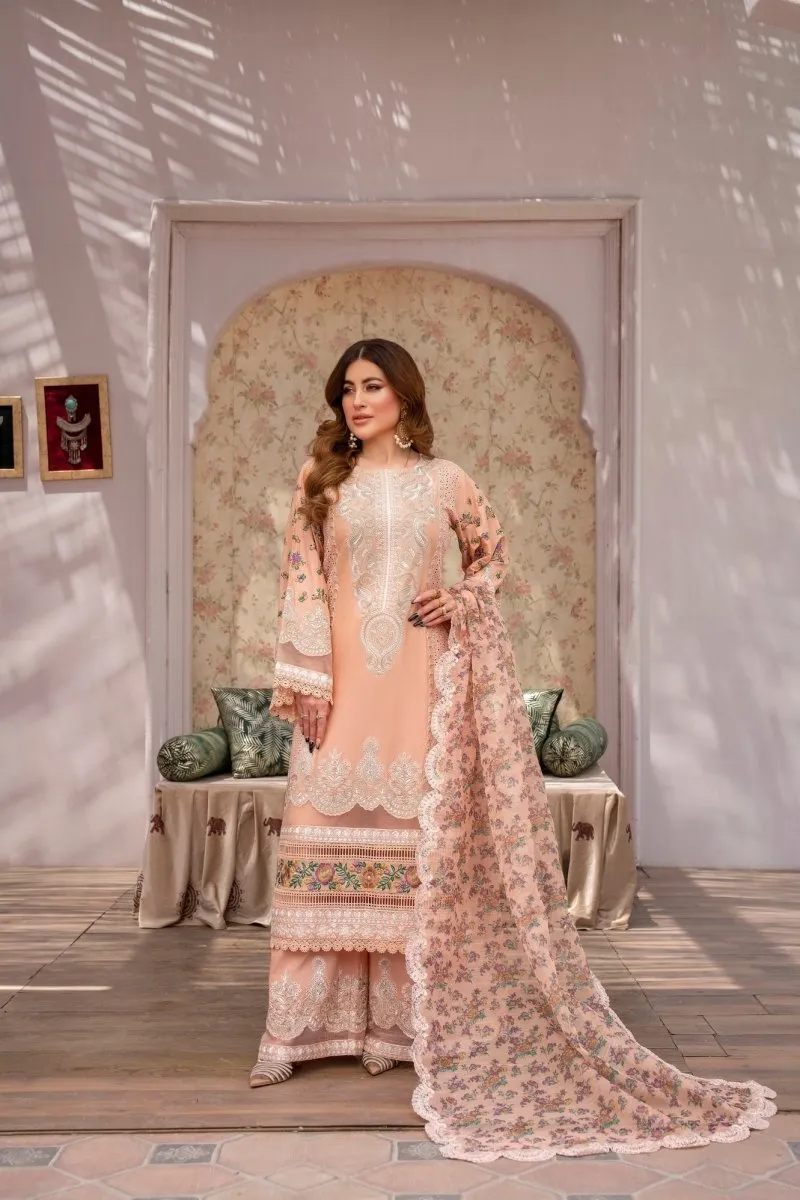 Karma Festive Embroidered Cotton Pakistani Suit KAR100