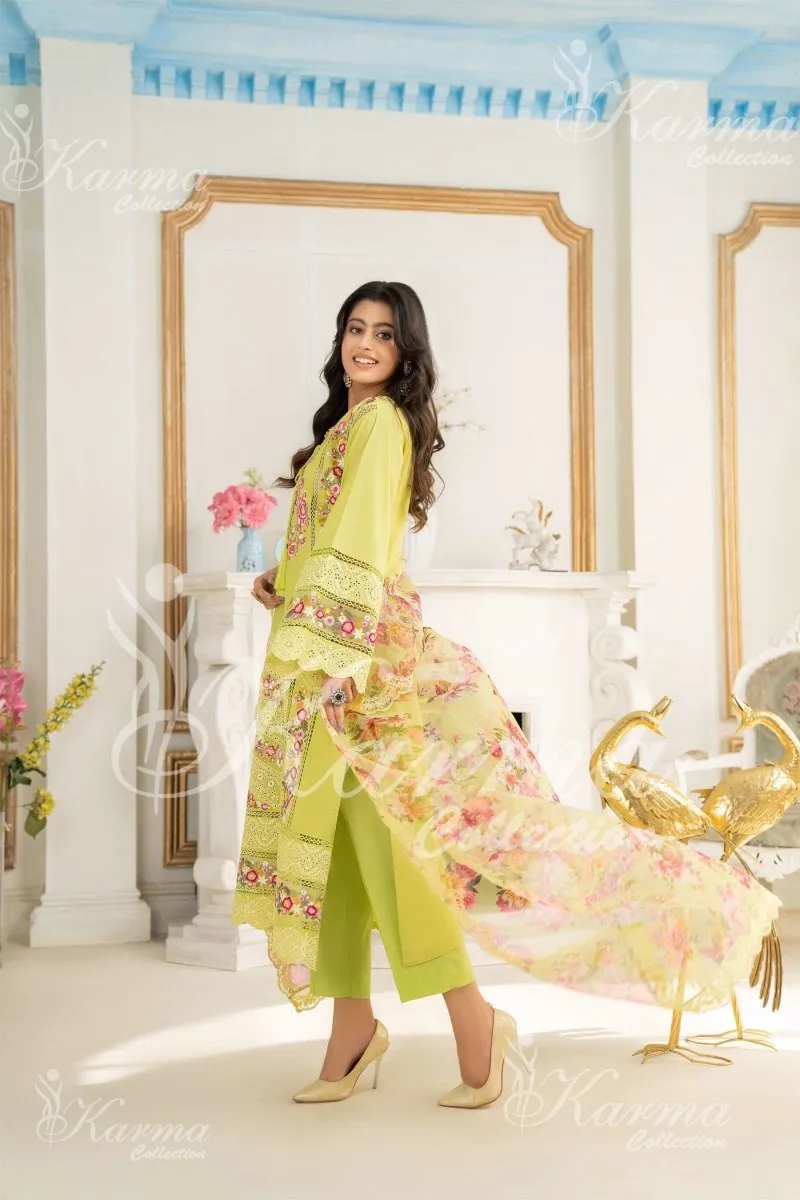 Karma Festive Embroidered Suit KAR44