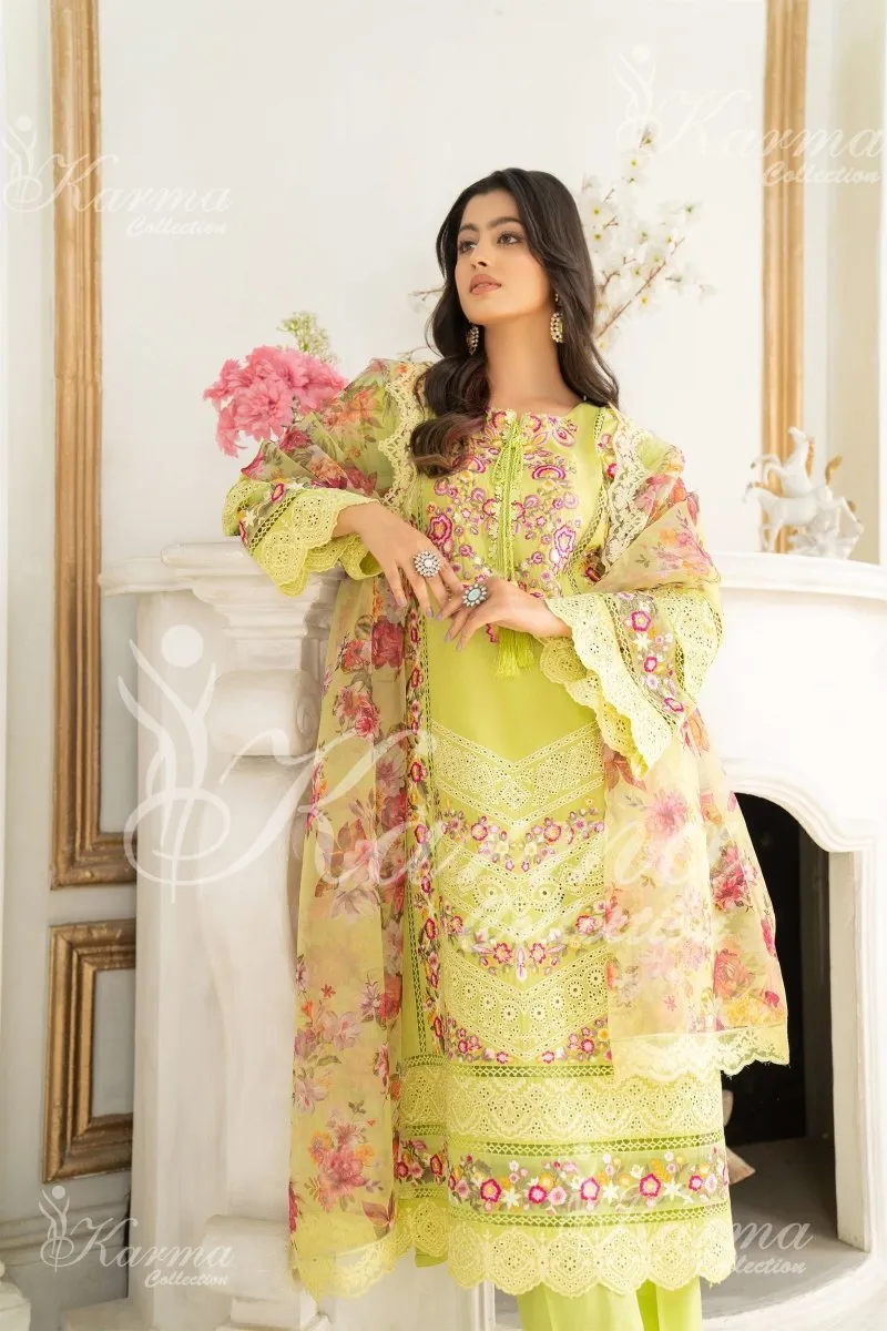 Karma Festive Embroidered Suit KAR44
