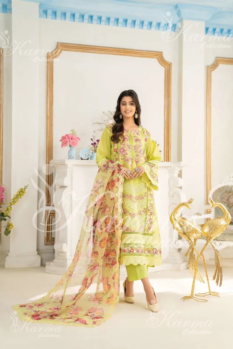 Karma Festive Embroidered Suit KAR44