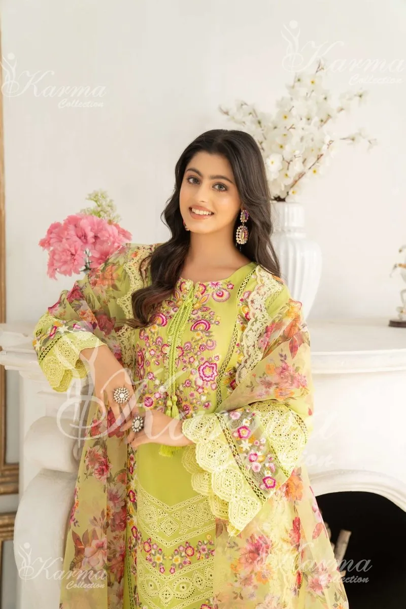 Karma Festive Embroidered Suit KAR44