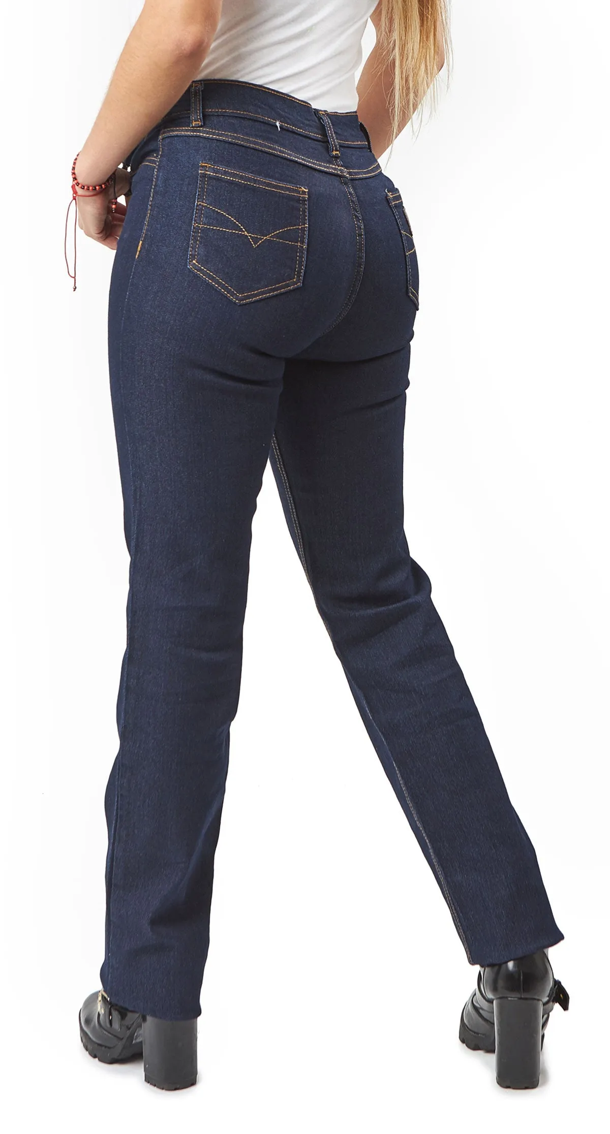 Kolossus Women Cotton Blend Super Stretch Work Jeans