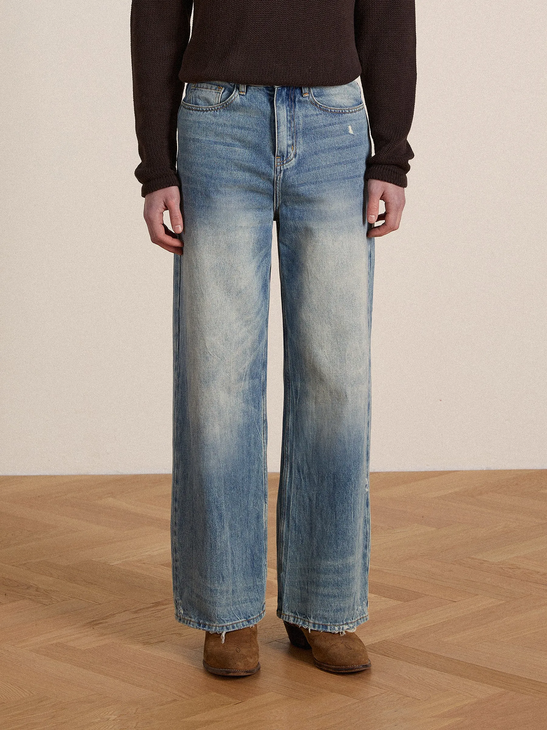 Lacy Baggy Jeans