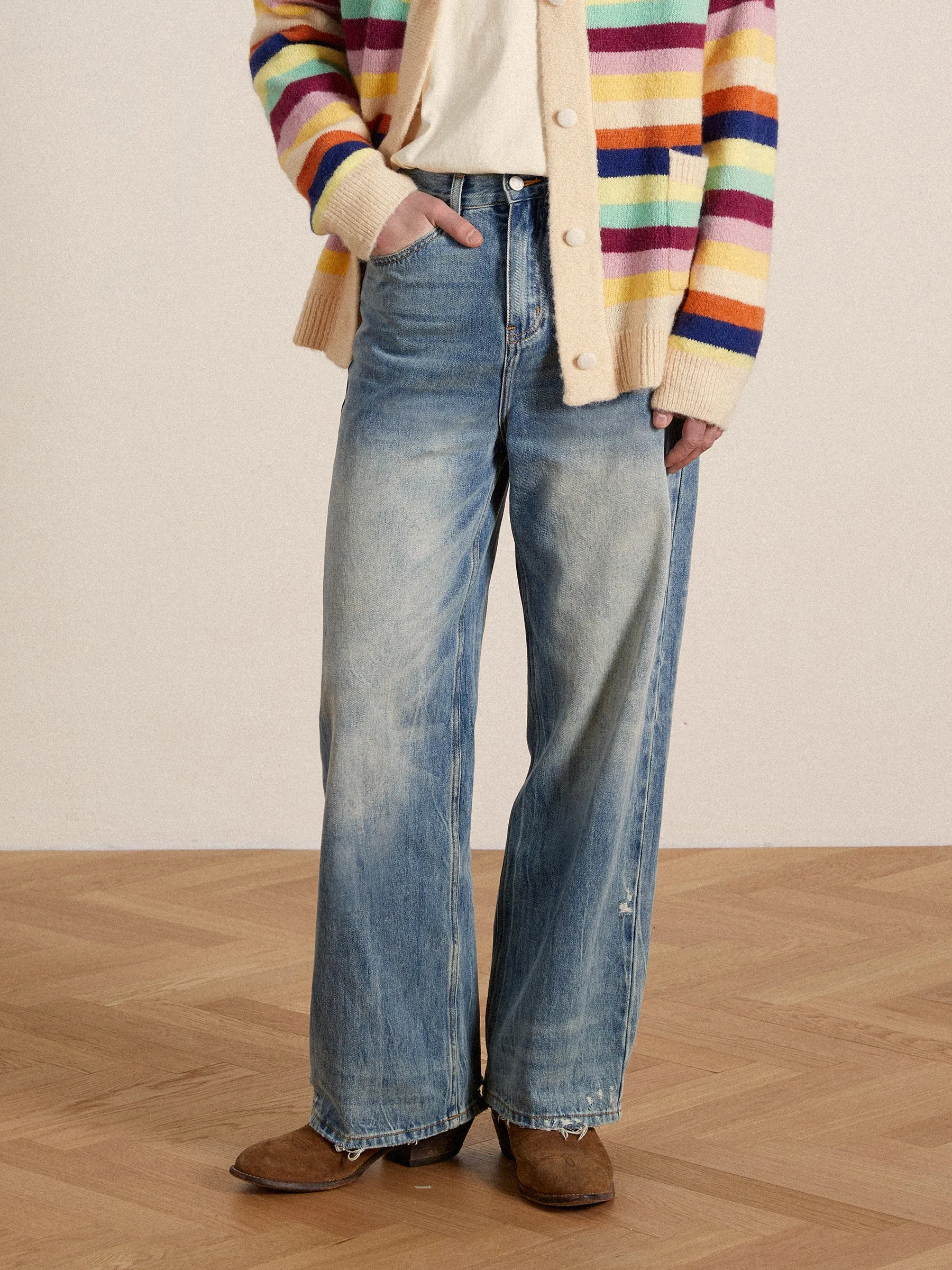 Lacy Baggy Jeans