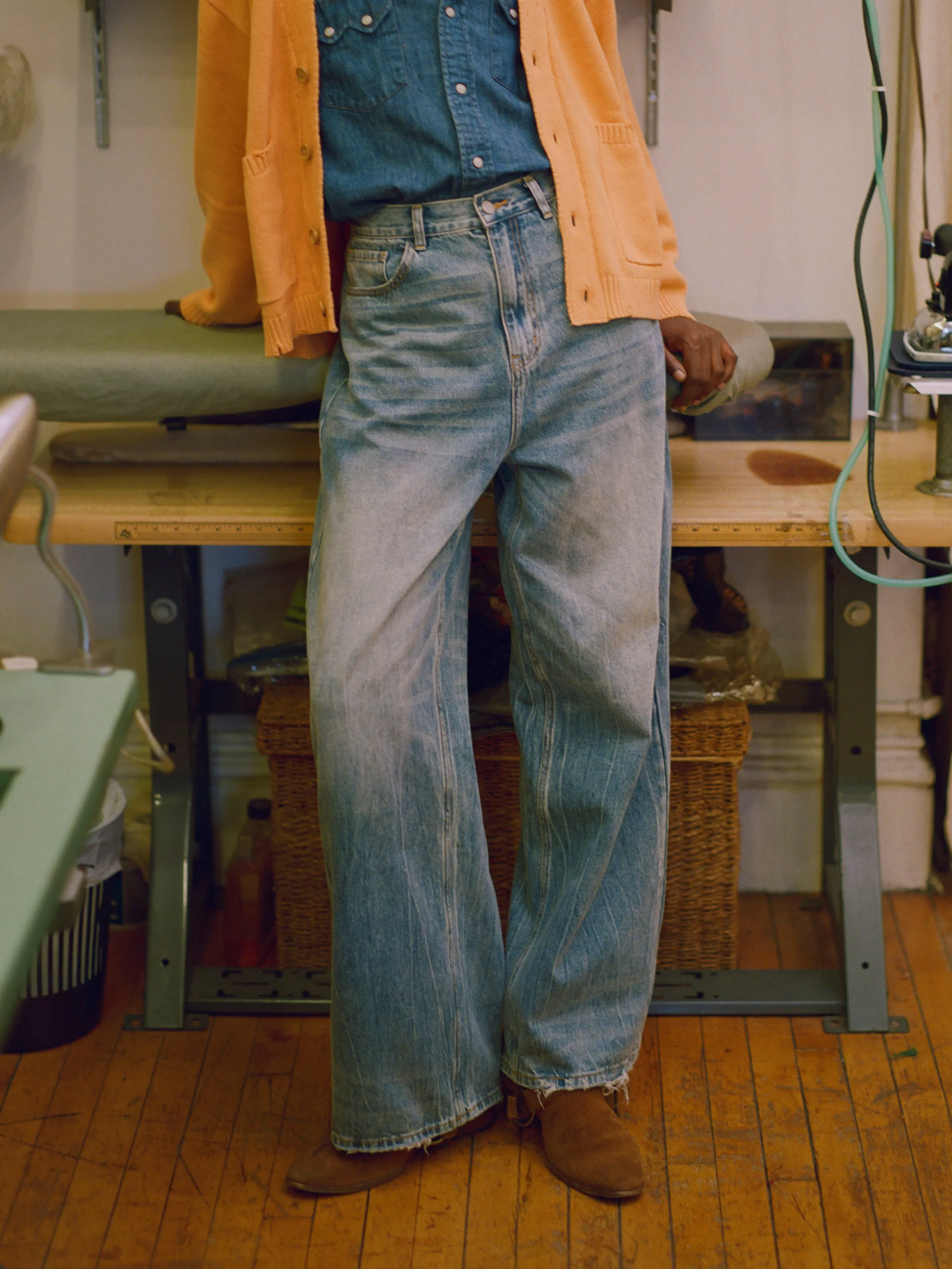 Lacy Baggy Jeans
