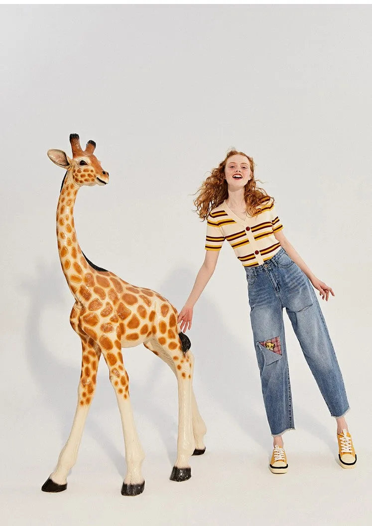 LEDDIN DESIGN LION KING DISNEY COLLECTION BOY FRIEND JEANS