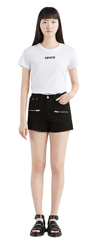 Levi's Women's High Rise Denim Shorts - Club Moto