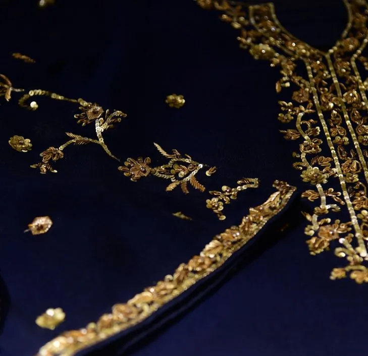 Navy Blue Gold