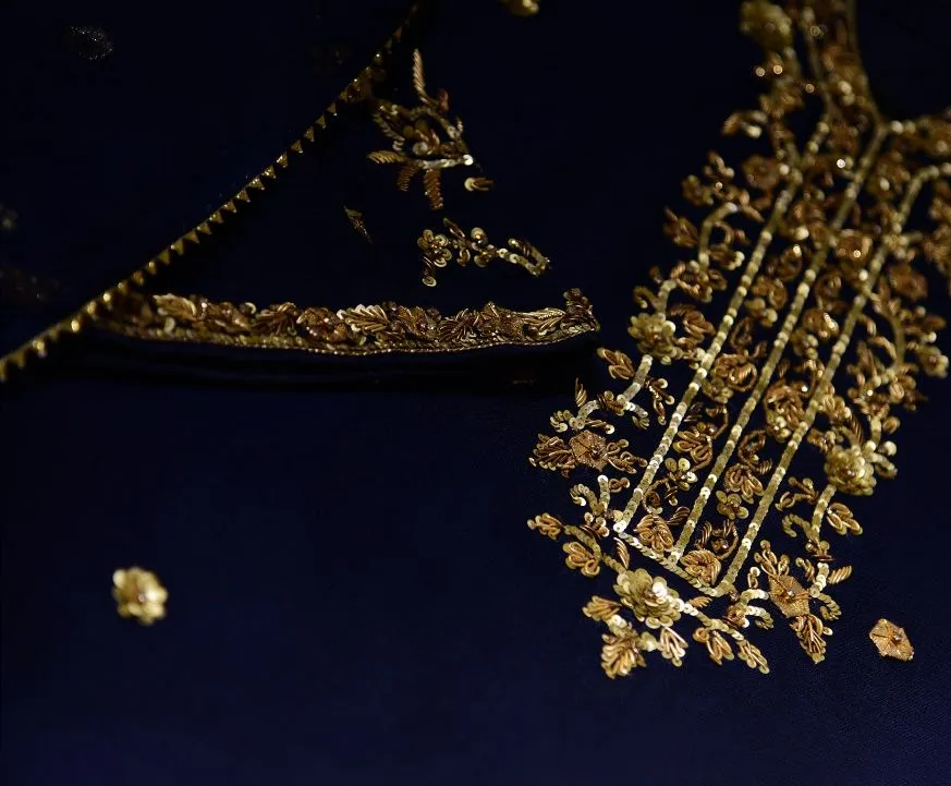 Navy Blue Gold