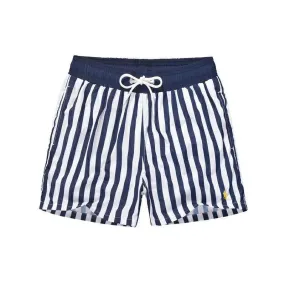 PRL Simple Fashion Blue and White Shorts