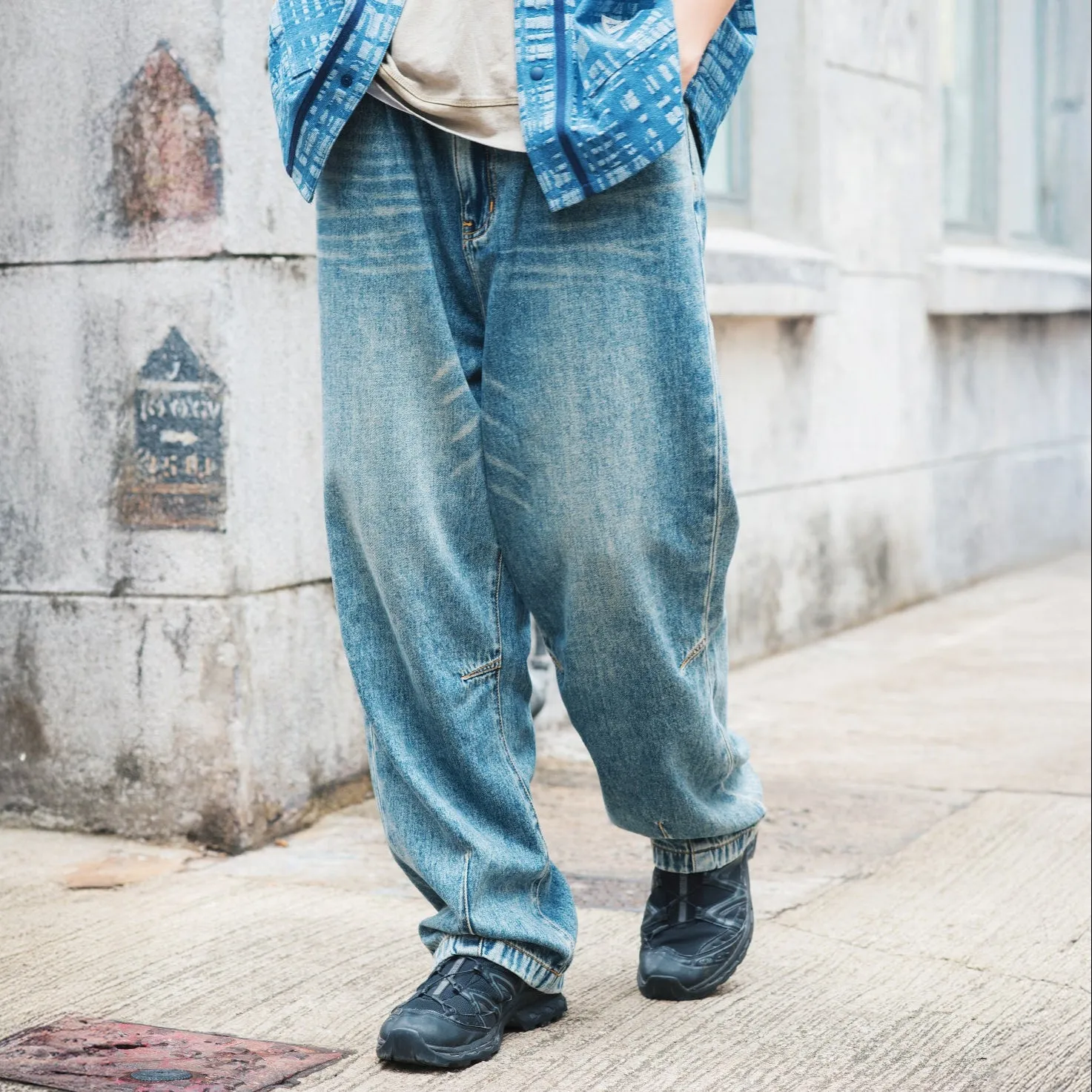 (PT388) Washed Jeans